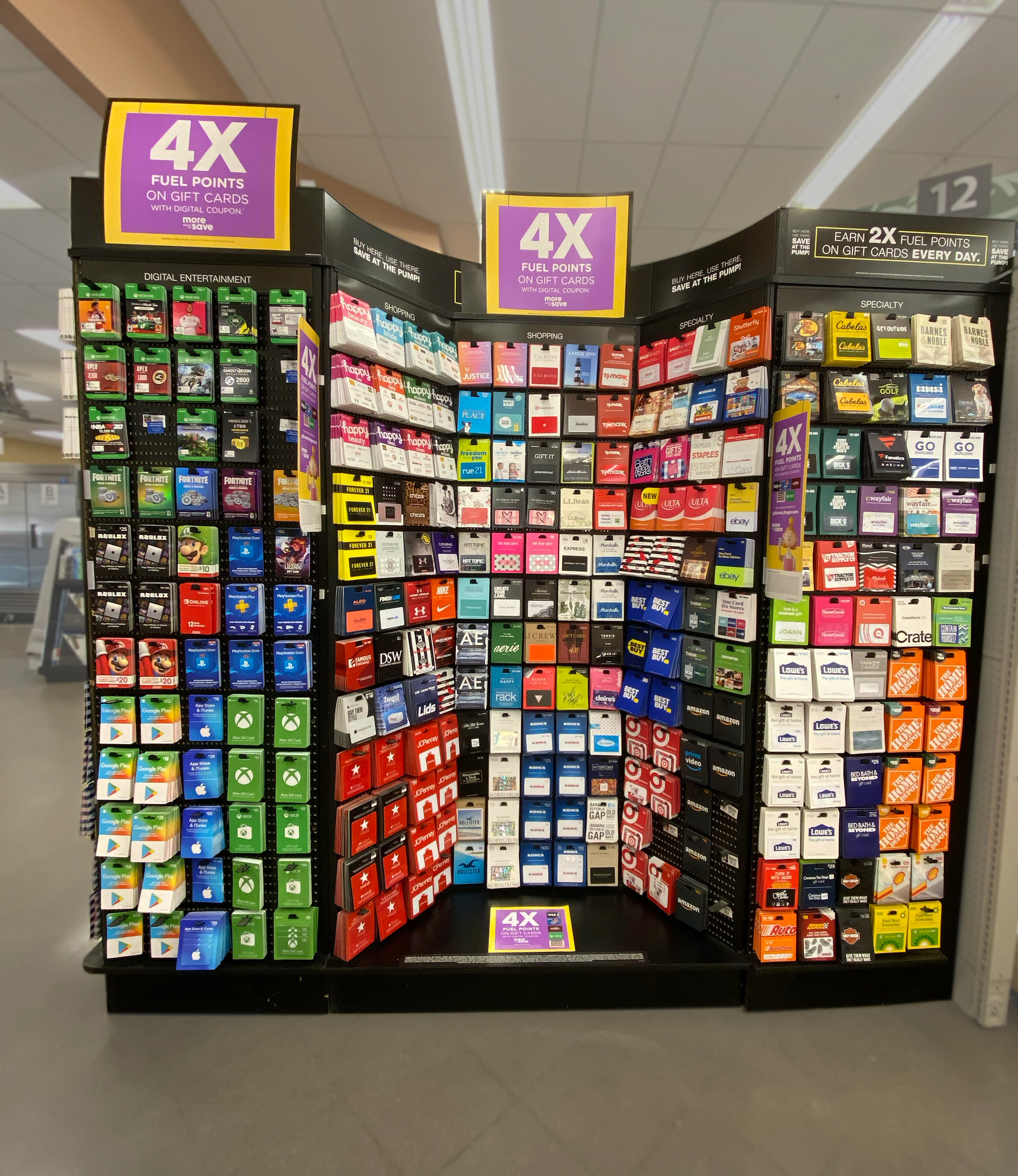 Kroger Gift Card End Cap view 1