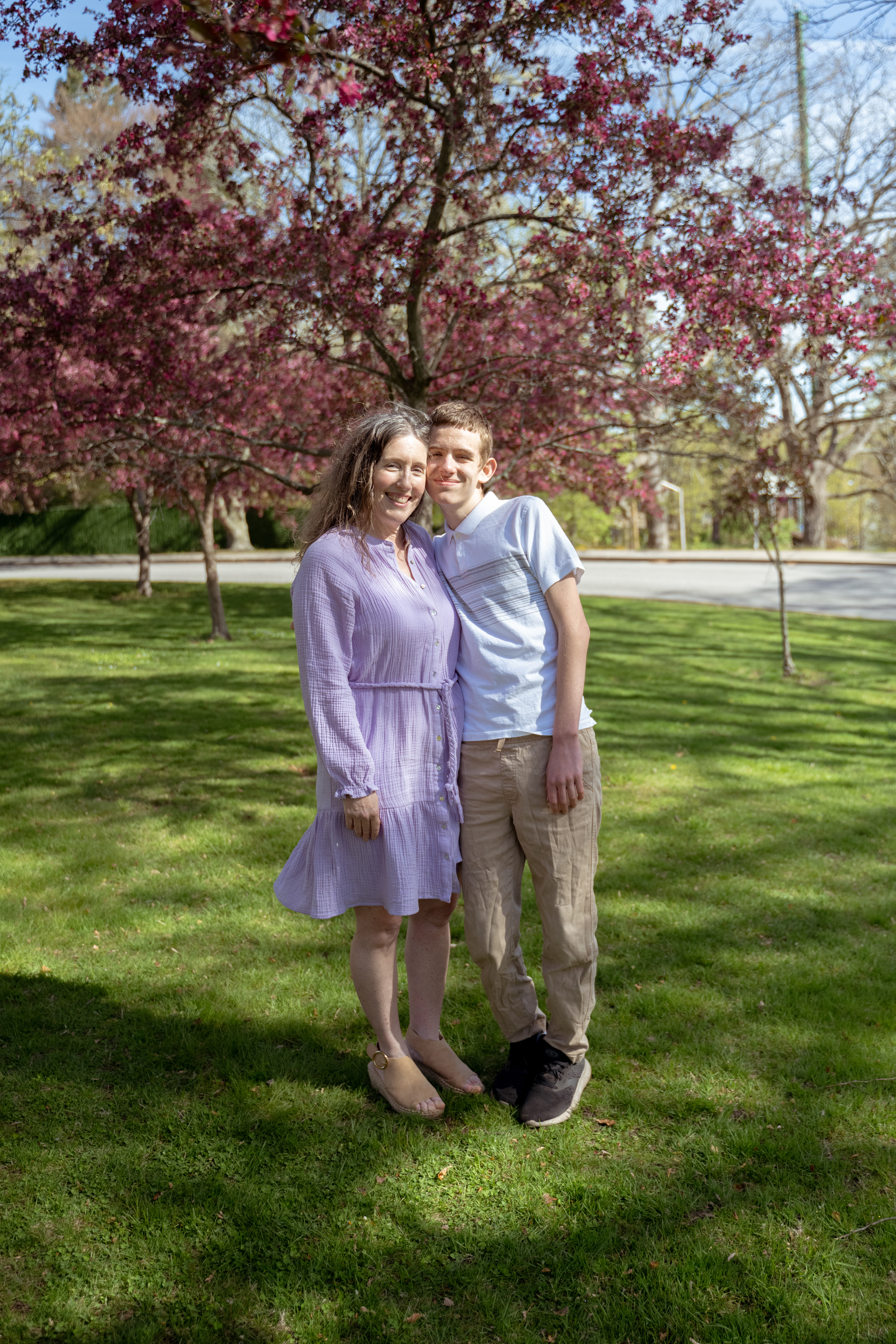 Mom and me, Spring Photo, Son, Providence RI