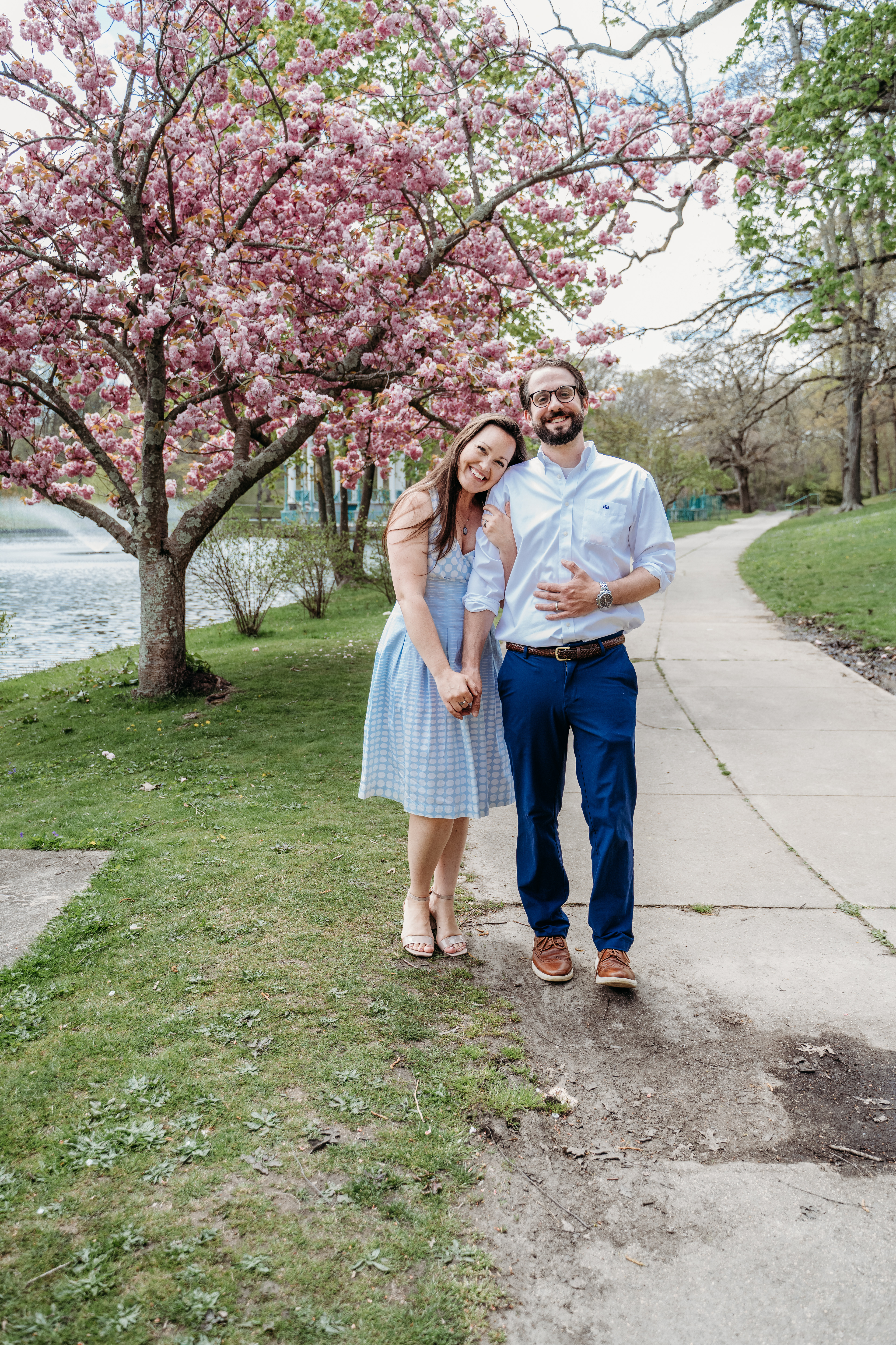 Sping couple's photo, Providence RI