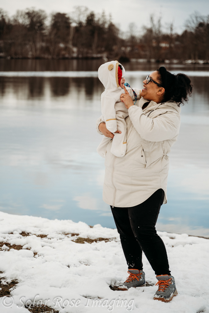 Mom and Me in the winter