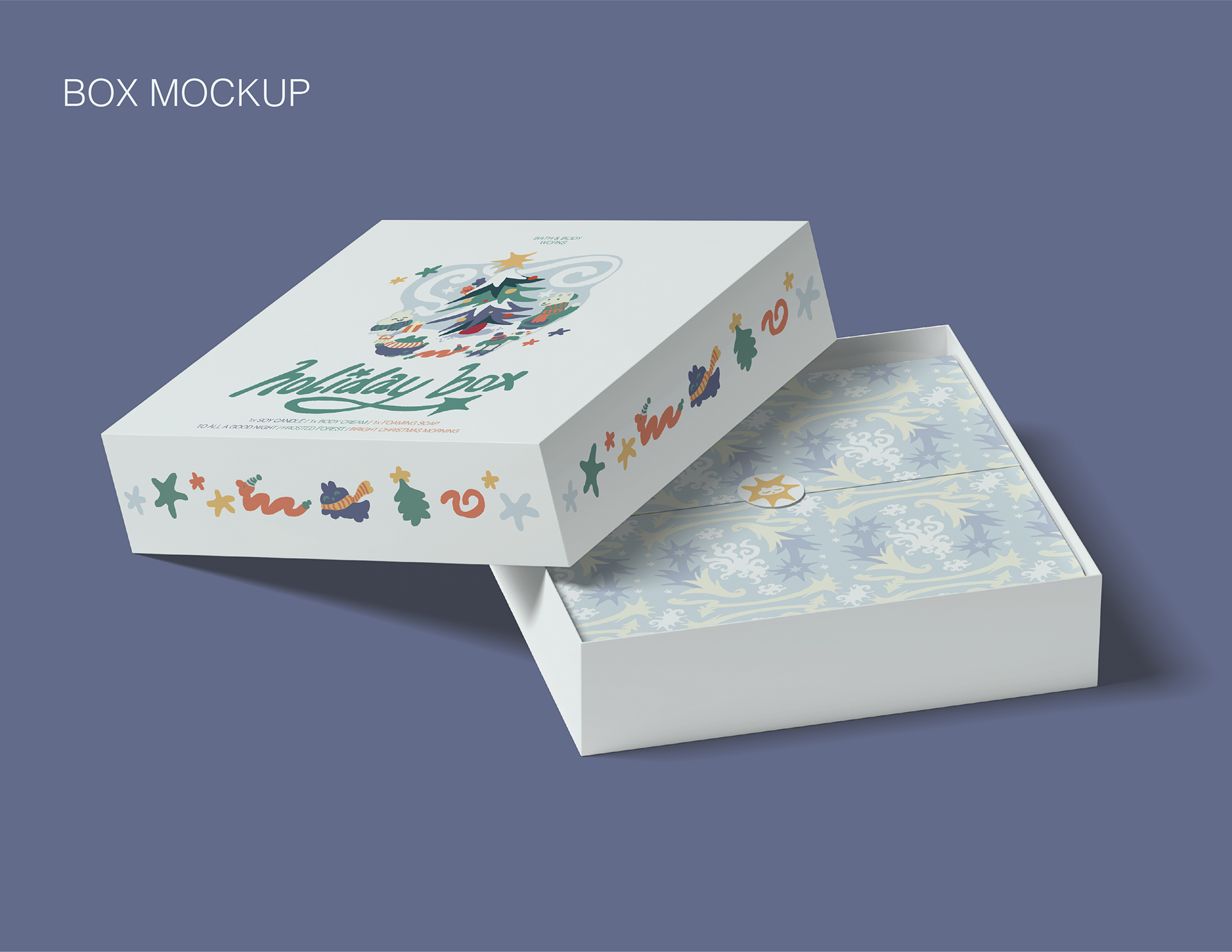 "Holiday Box" Hypothetical Mockup. 2025.