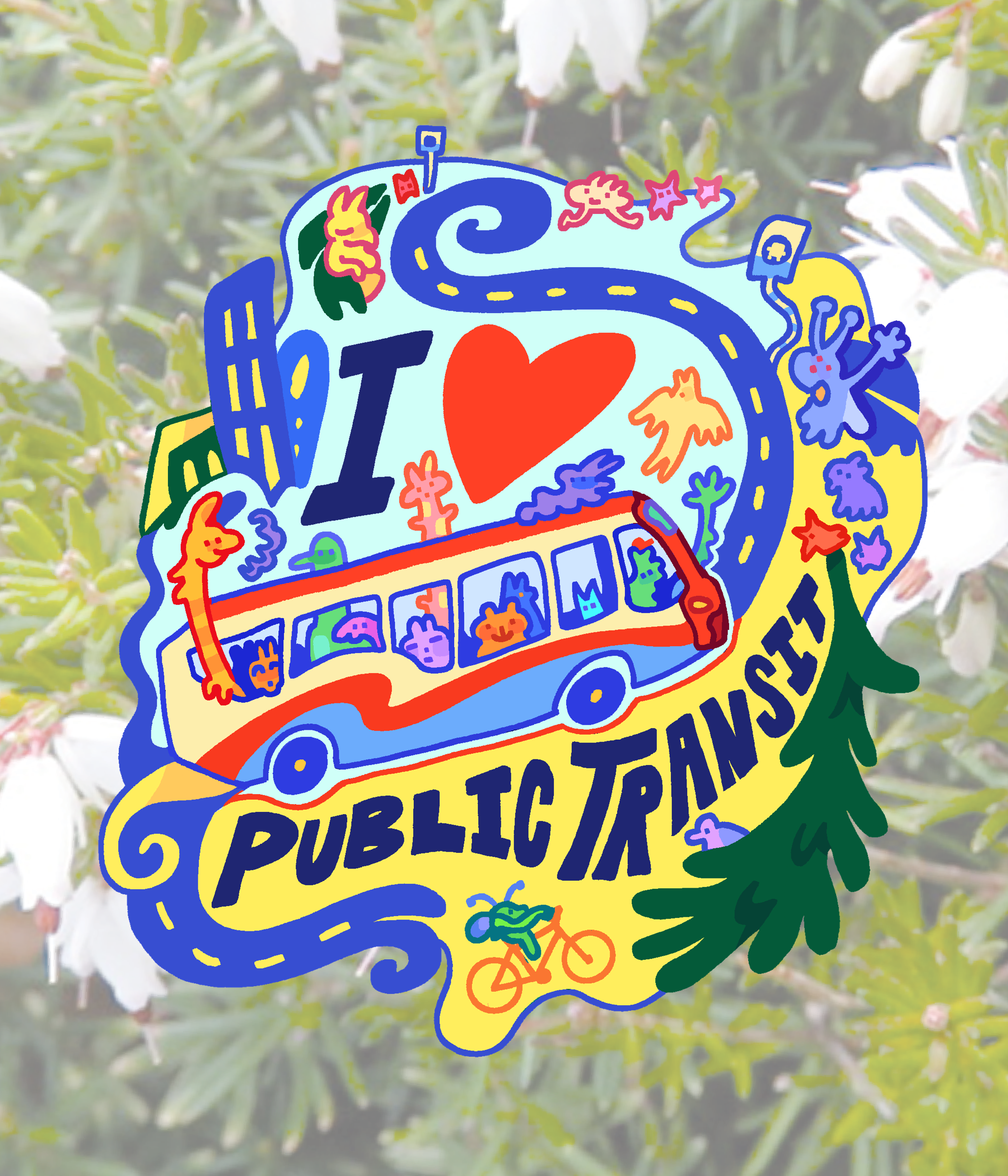 "I <3 Public Transit". 2025