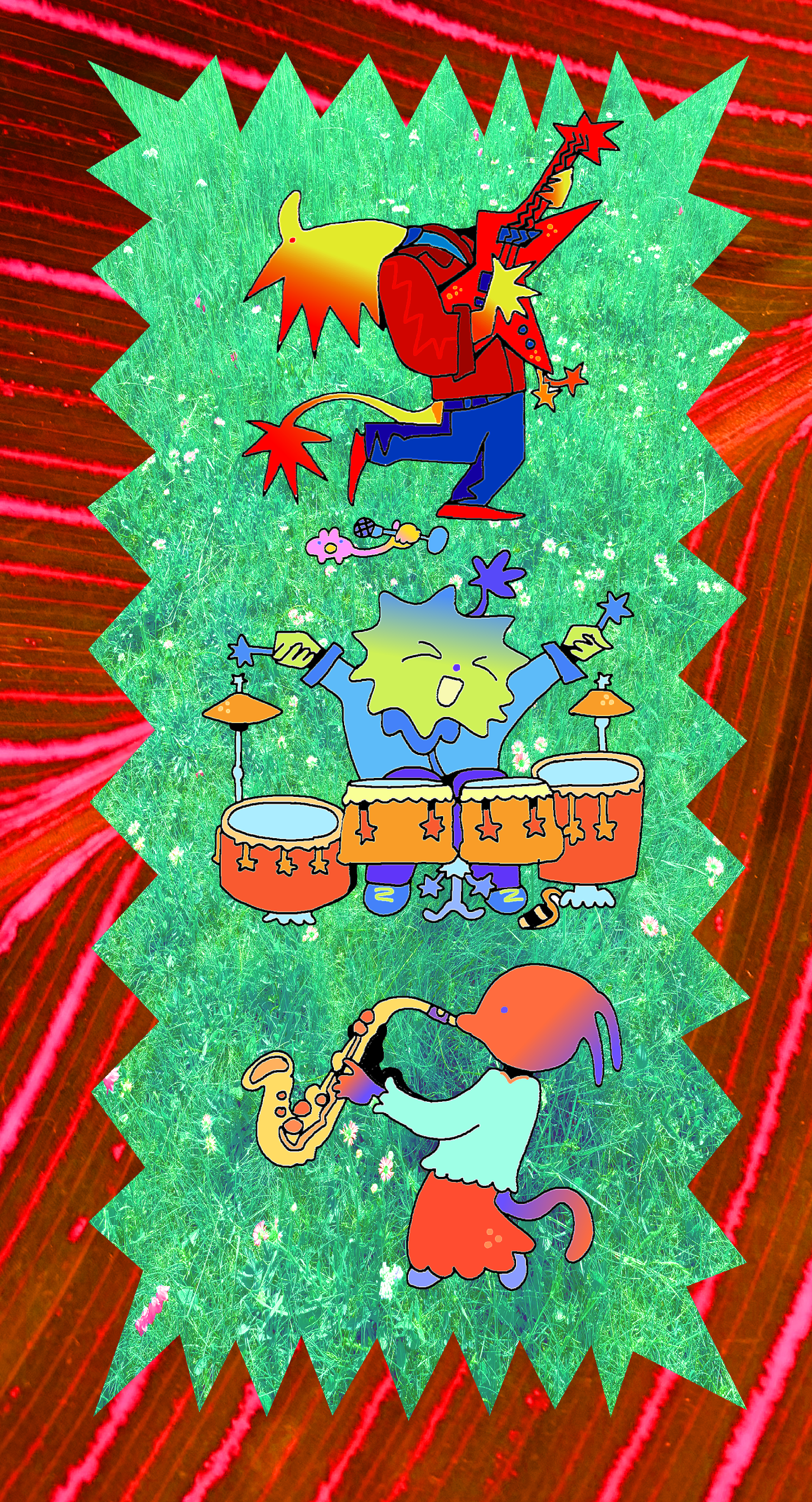 "FREAK BAND". 2025. Published in Basement Volume 1