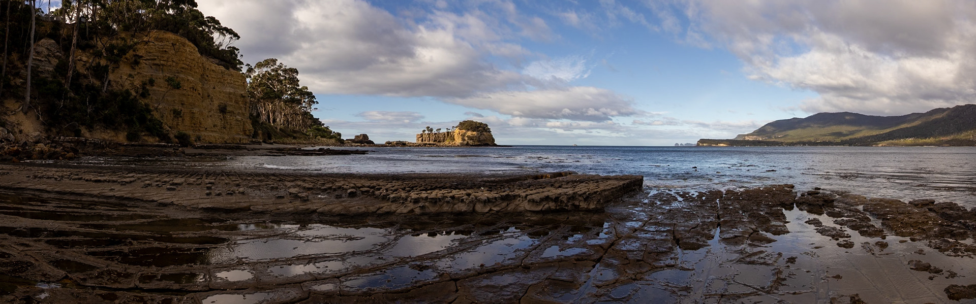 Tessellated Pavement, Clyde Island and Cape Hauy - Tasman Peninsula, Tasmania