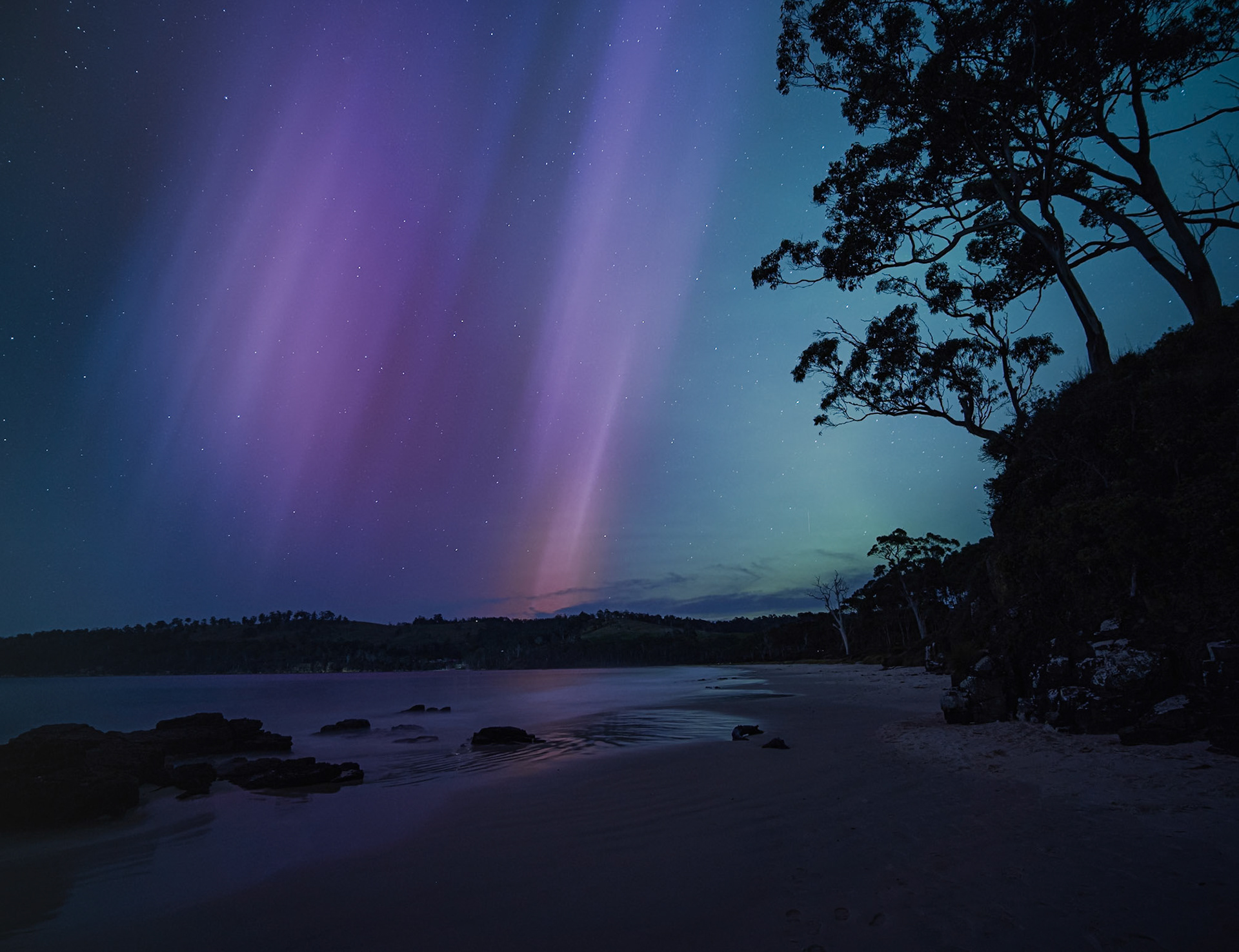 57 Aurora Australis - Southern Lights - Huon Valley - Tasmania