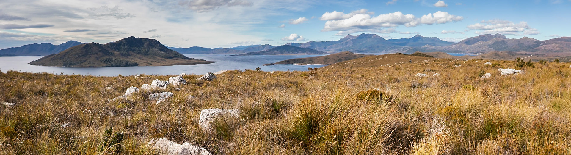 Wilderness landscape - Scotts Peak Dam - Southwest Tasmania