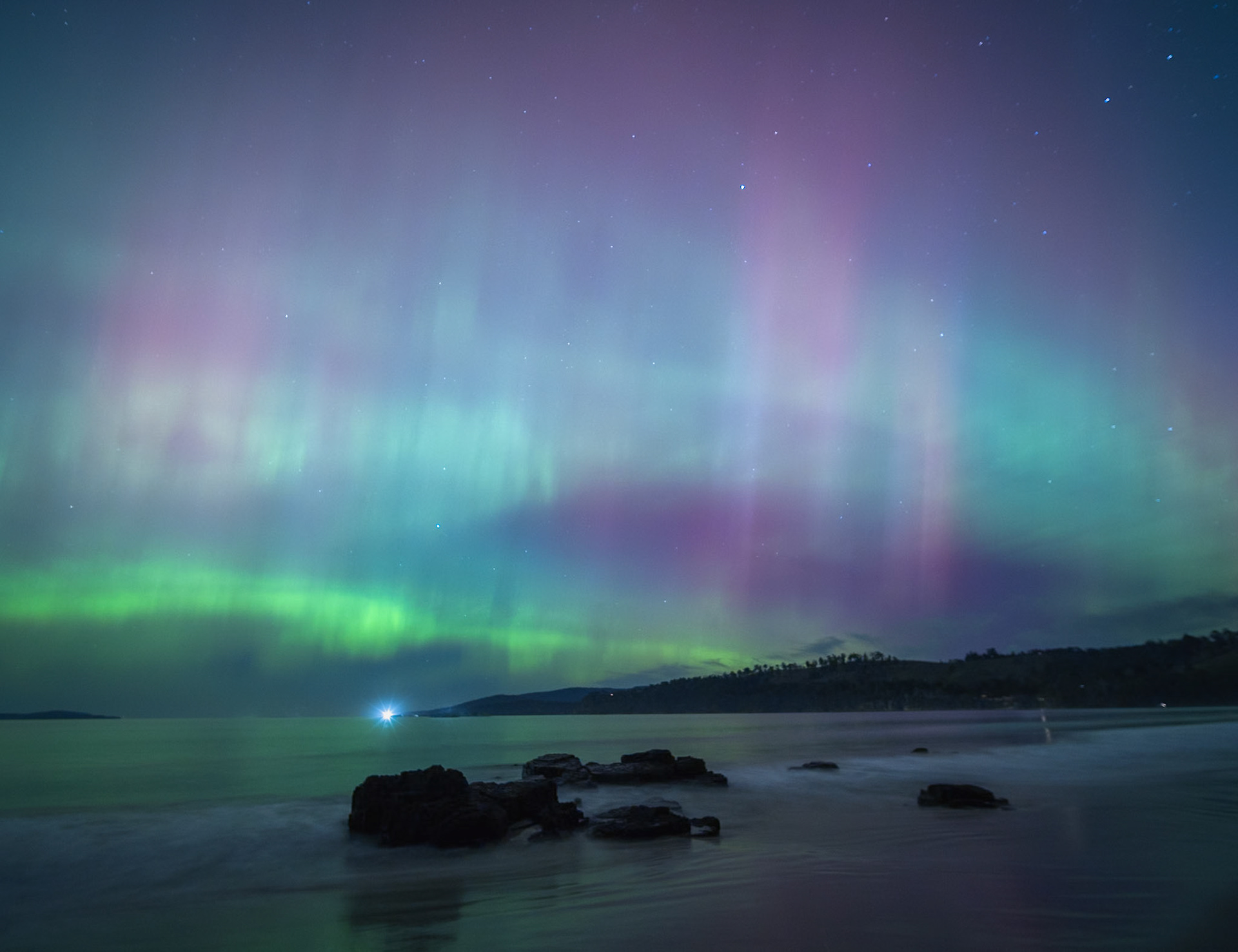 63 Aurora Australis - Southern Lights - Huon Valley - Tasmania