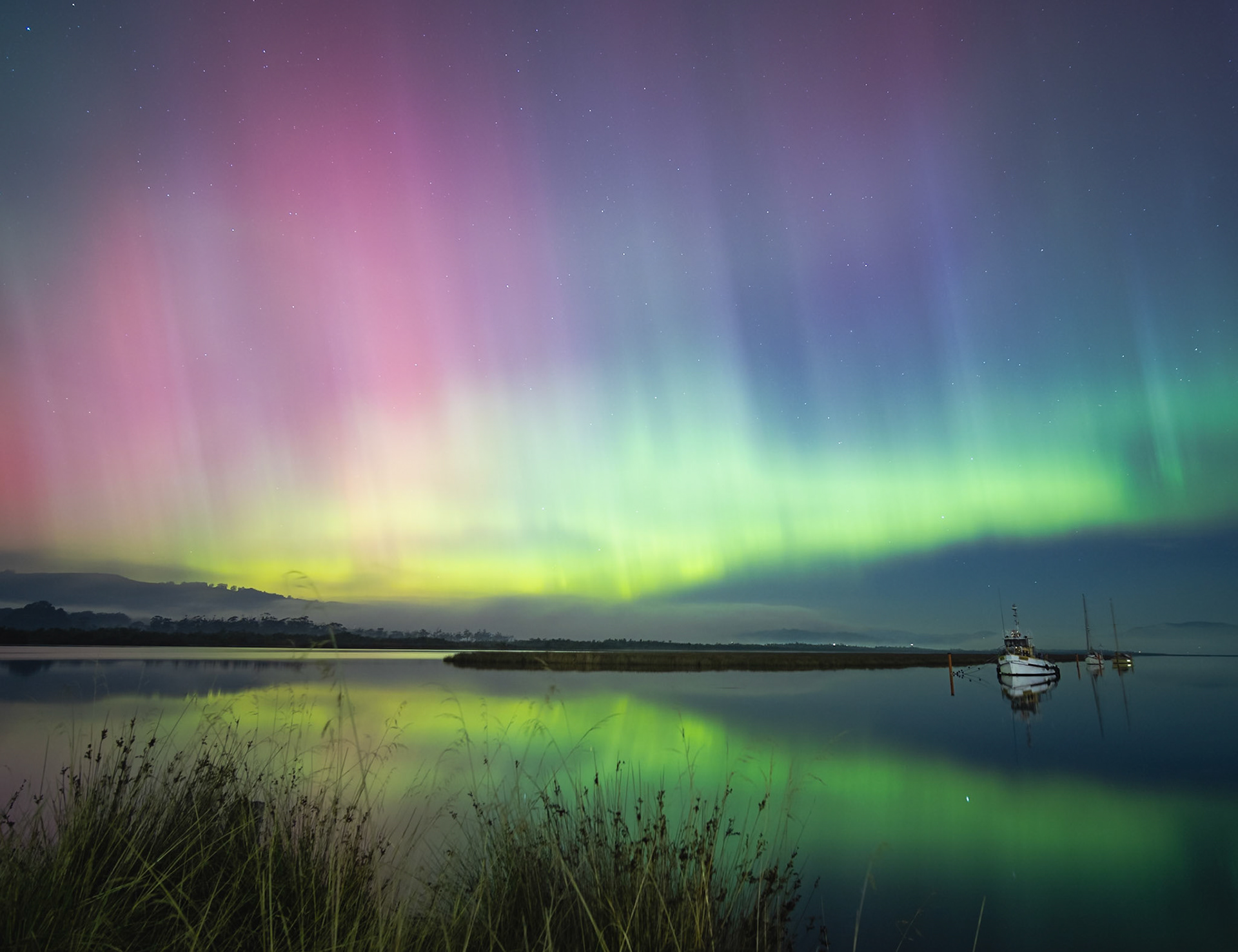 64 Aurora Australis - Southern Lights - Huon Valley - Tasmania