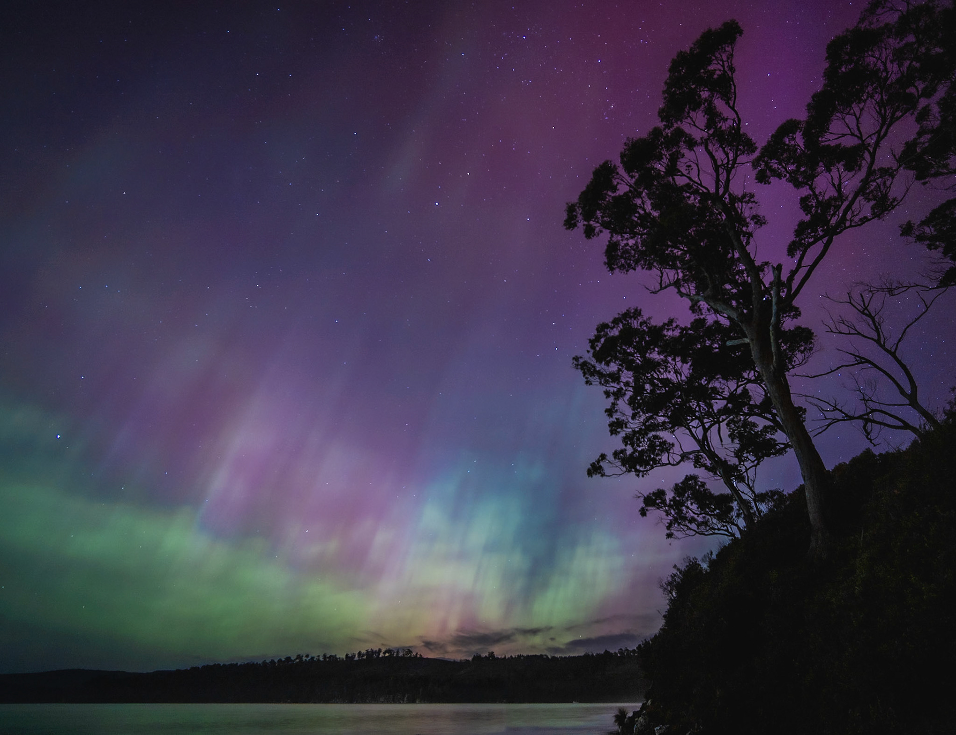 60 Aurora Australis - Southern Lights - Huon Valley - Tasmania