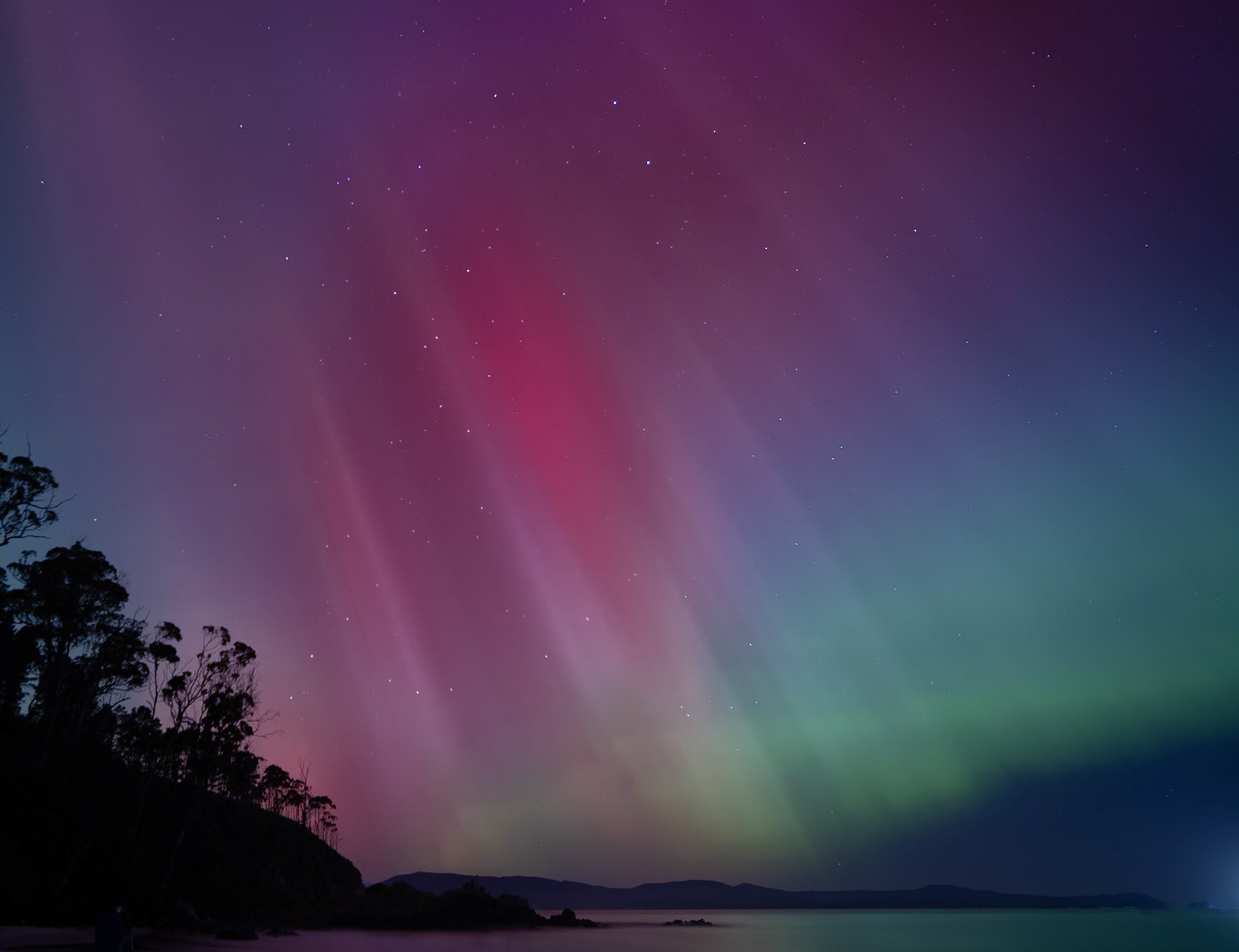 59 Aurora Australis - Southern Lights - Huon Valley - Tasmania