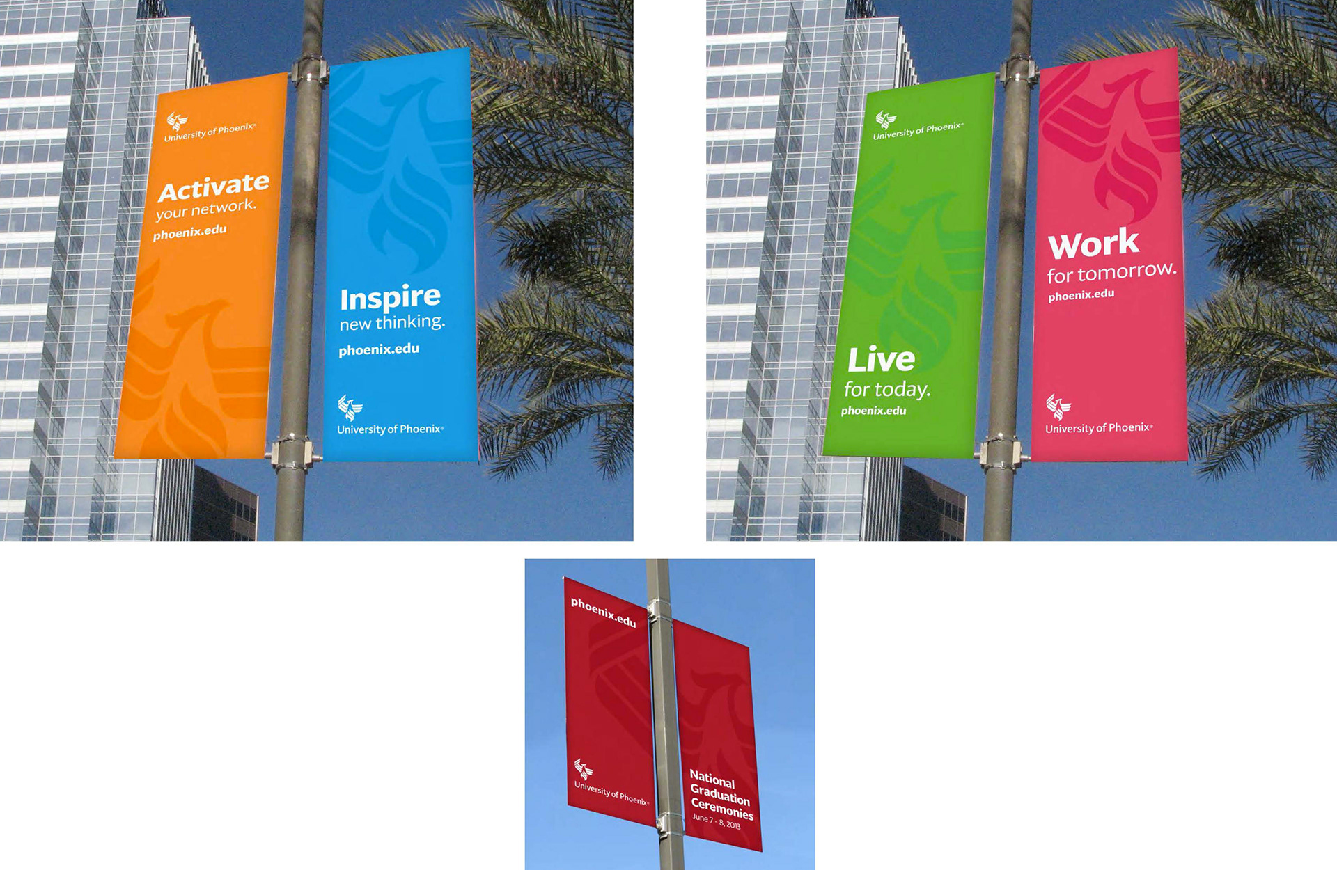 OOH Street Pole Banner Designs insitu