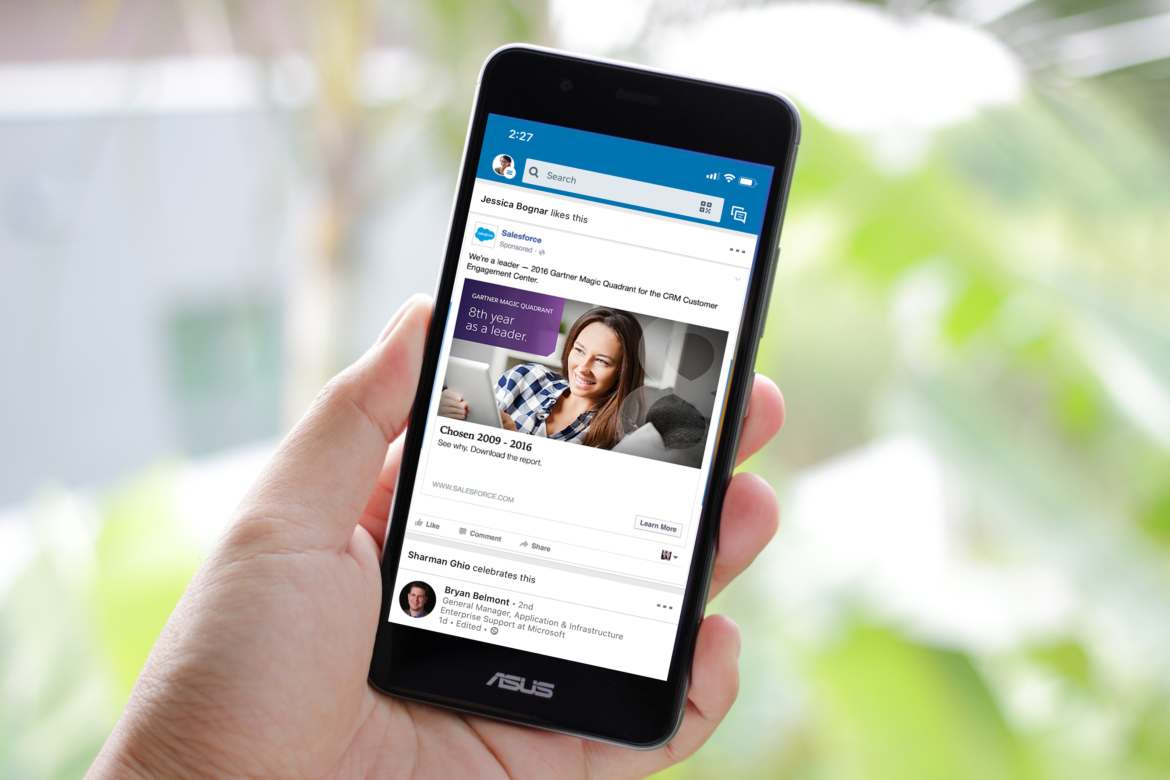 Ad for Linkedin 