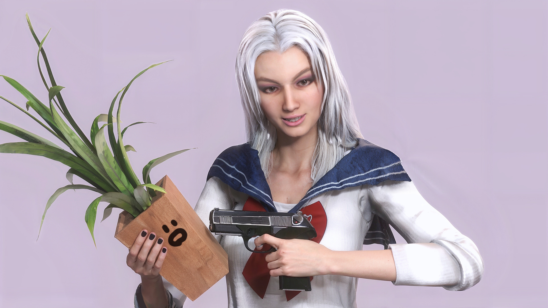 never let the bitch forget this is how she started her career! uwu nice plant www