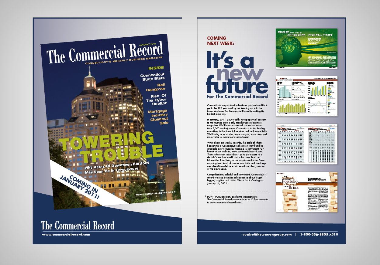 Commercial Record, Redesign Announcement Promo
