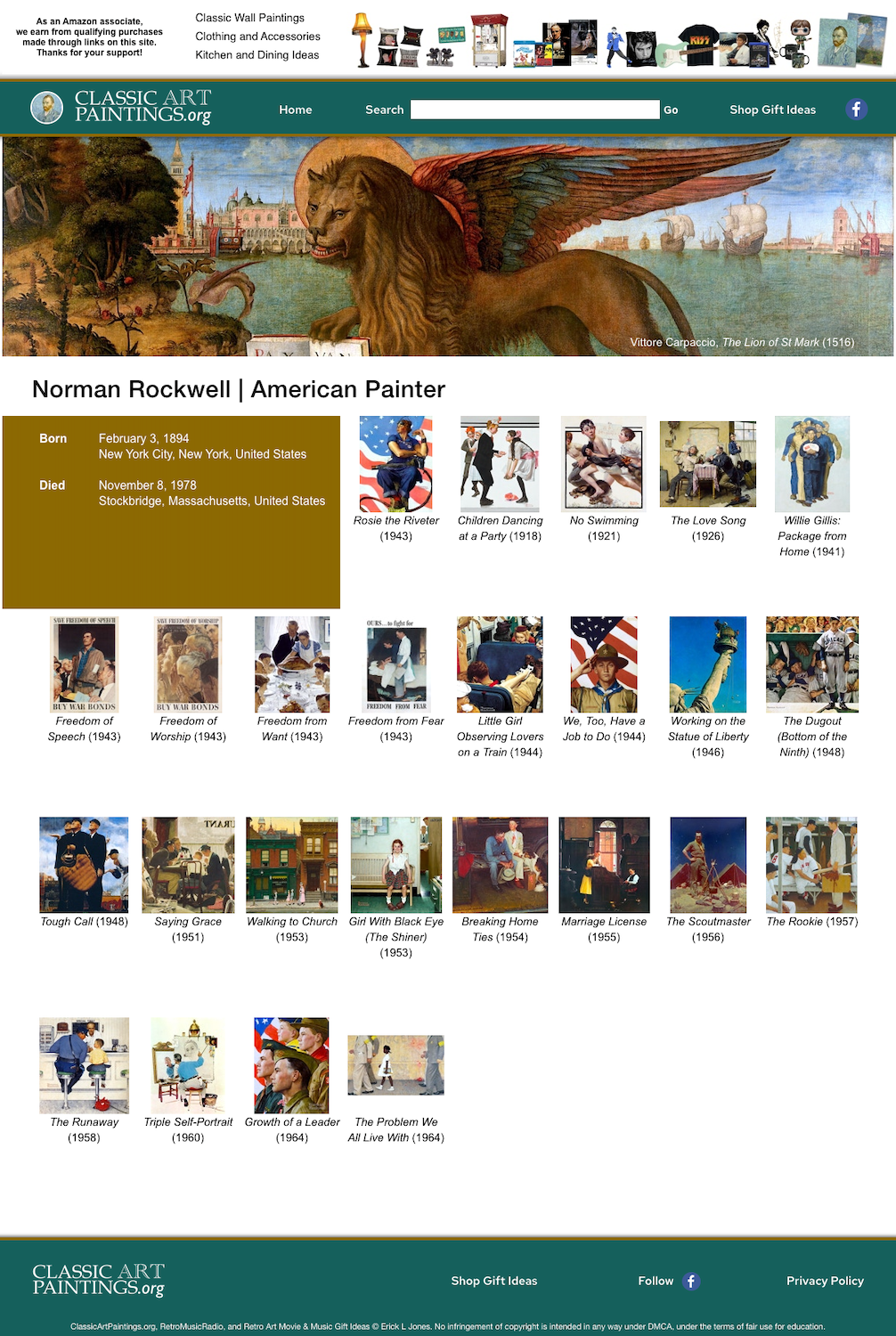 ClassicArtPaintings.org