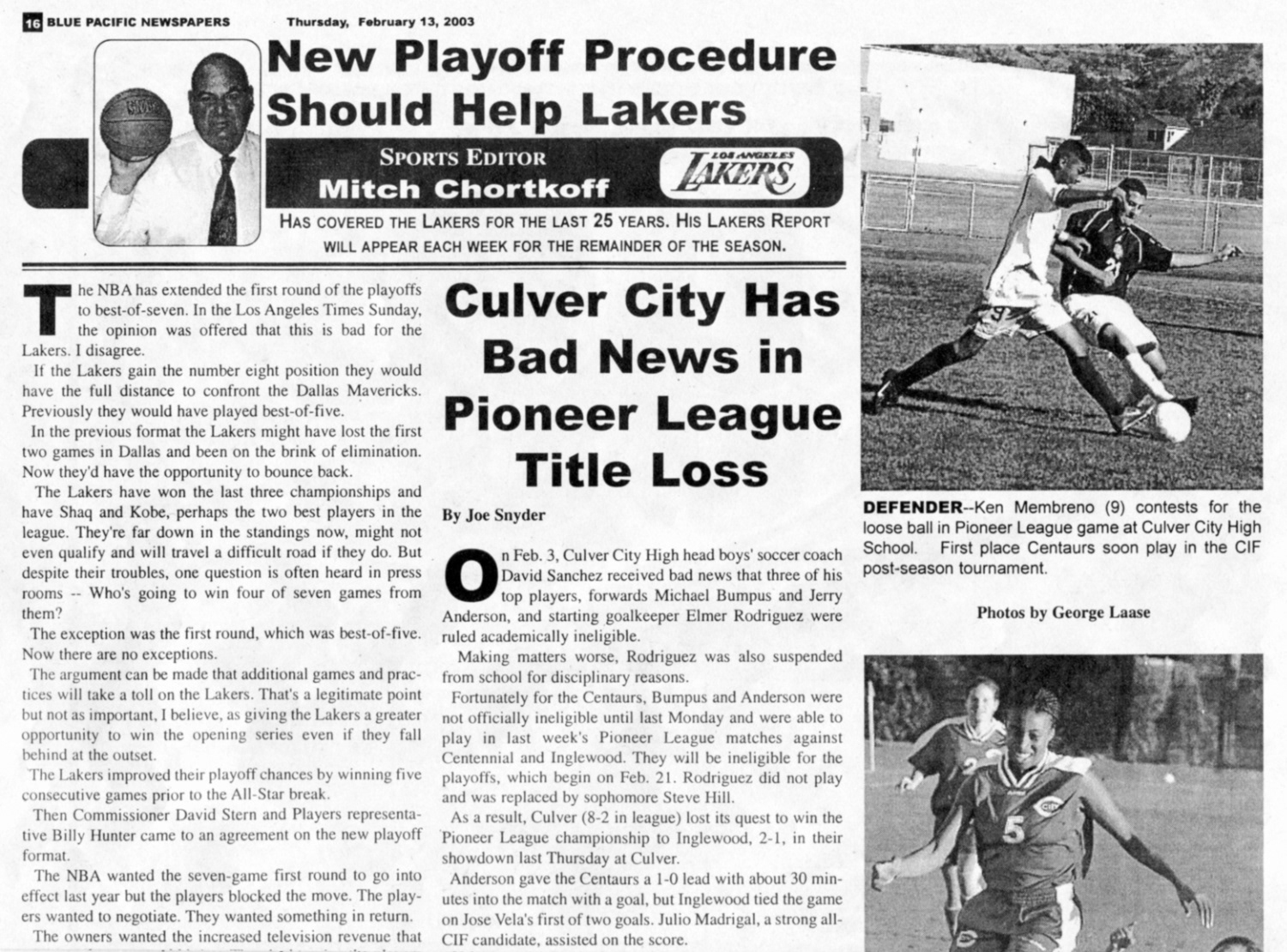 Culver City News | Blue Pacific Newspapers