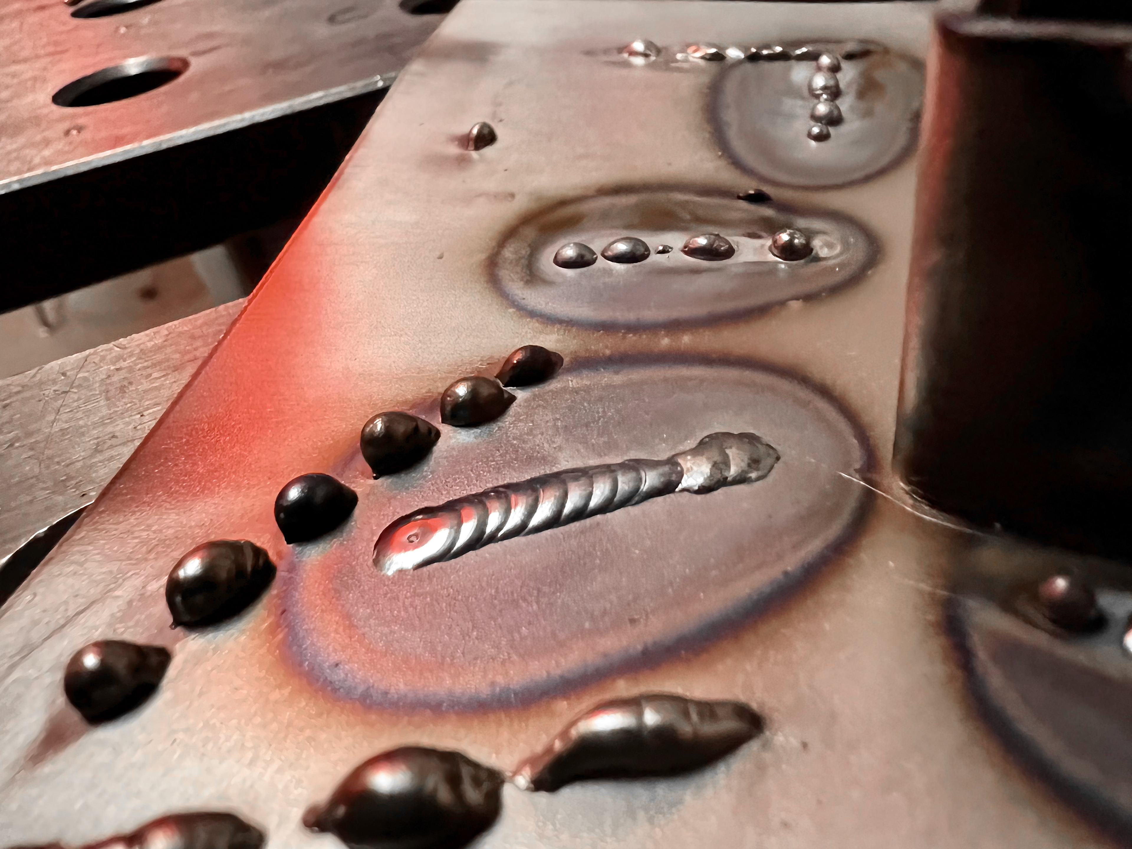 Originally, I wanted to TIG weld this project as it would look cleaner. But I also knew I was not up to snuff. So I came in for five 4-hour practice sessions where I would just practice, practice, and practice.