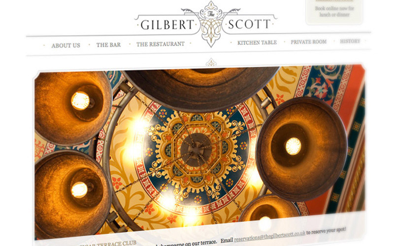 Gilbert Scott website design and build