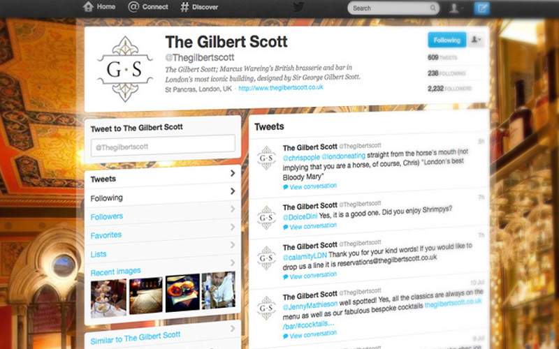 Gilbert Scott social media design