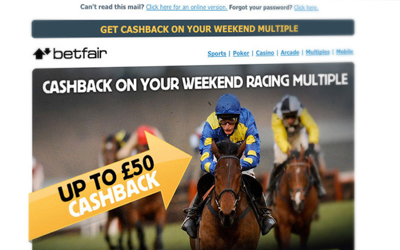 Betfair email design and build