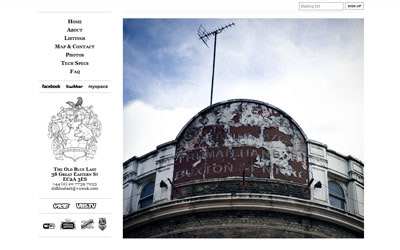 Old Blue Last website build