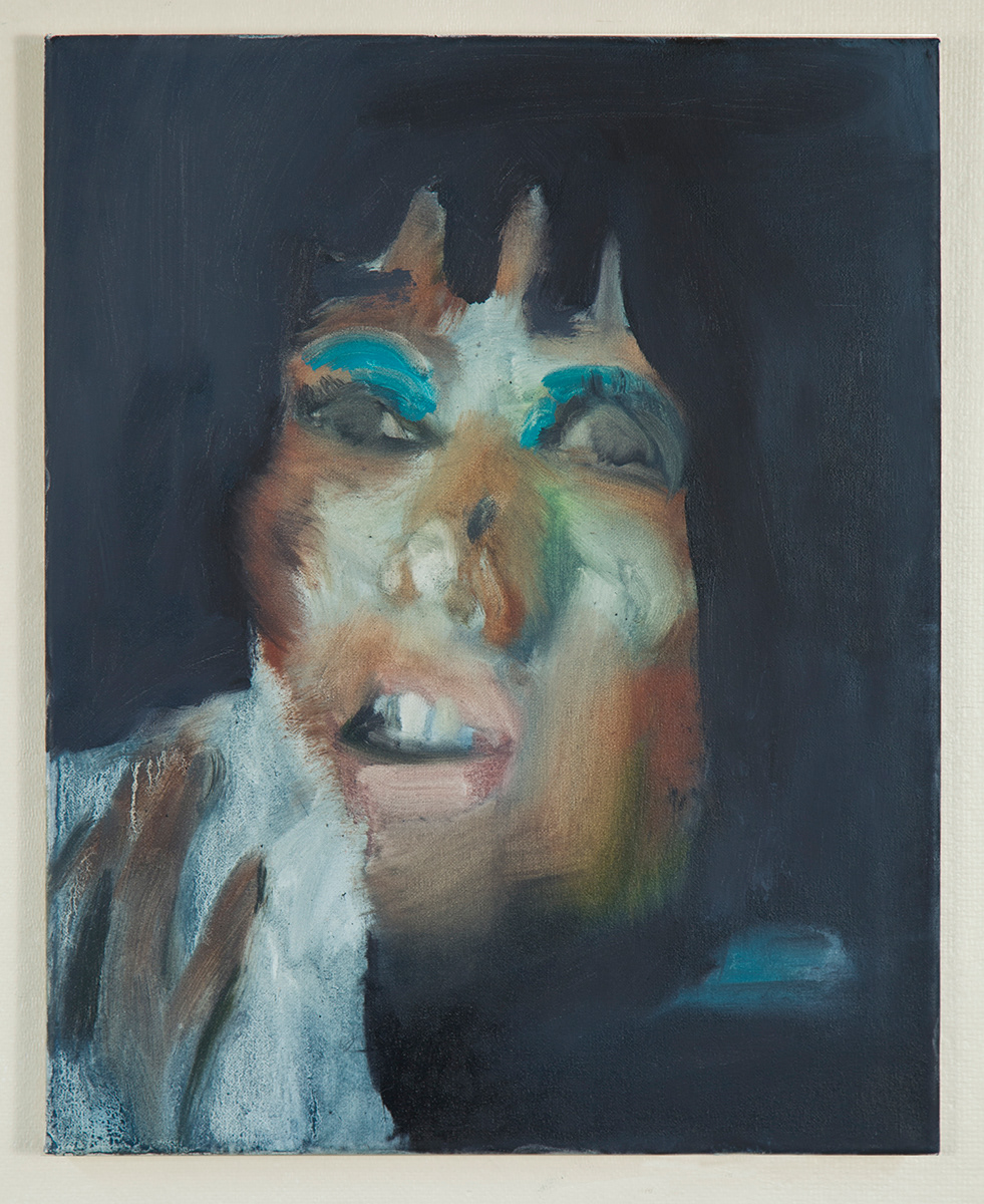 Ladies Room (From 'Night of the Demons'), 20" by 16", oil on canvas, 2016
