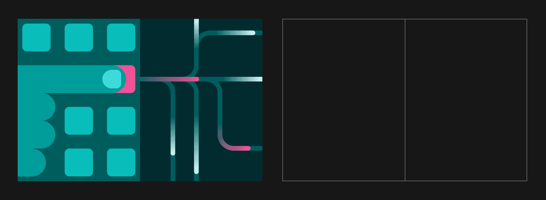 Two sides grid system  |  https://www.ibm.com/design/language/illustration/tips-and-techniques/
