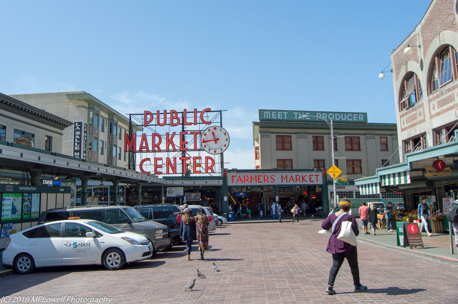 Entrance to the Pike Place Market, Seattle, WA