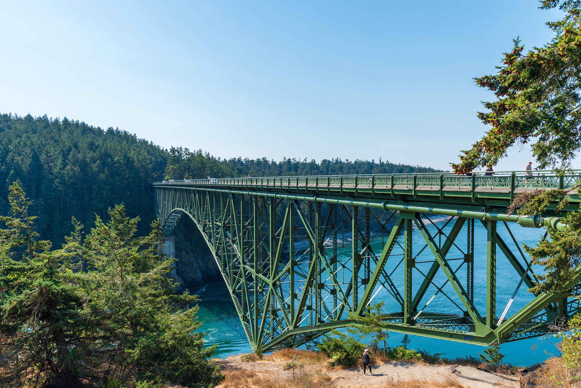 Looking west over Deceptiop Pass