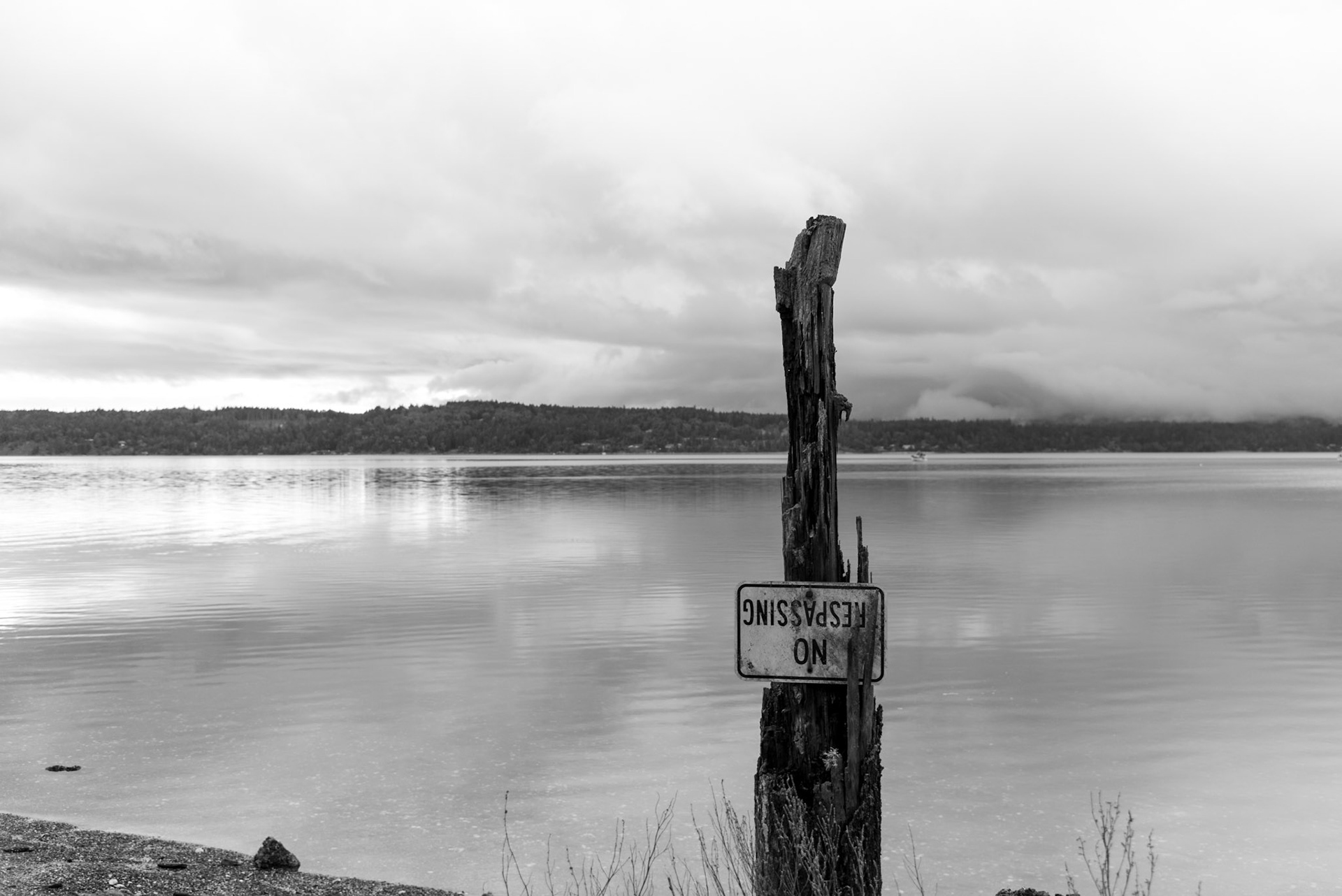 No trespassing on Nature