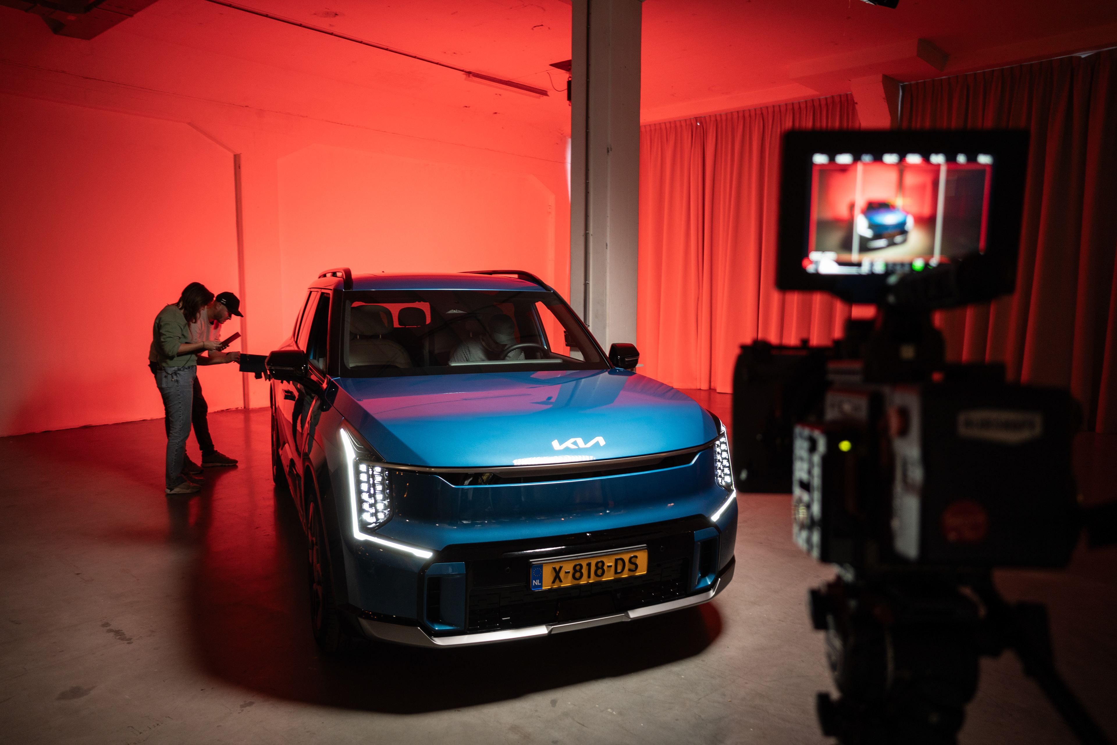 KIA Kerstcommercial shoot op RED