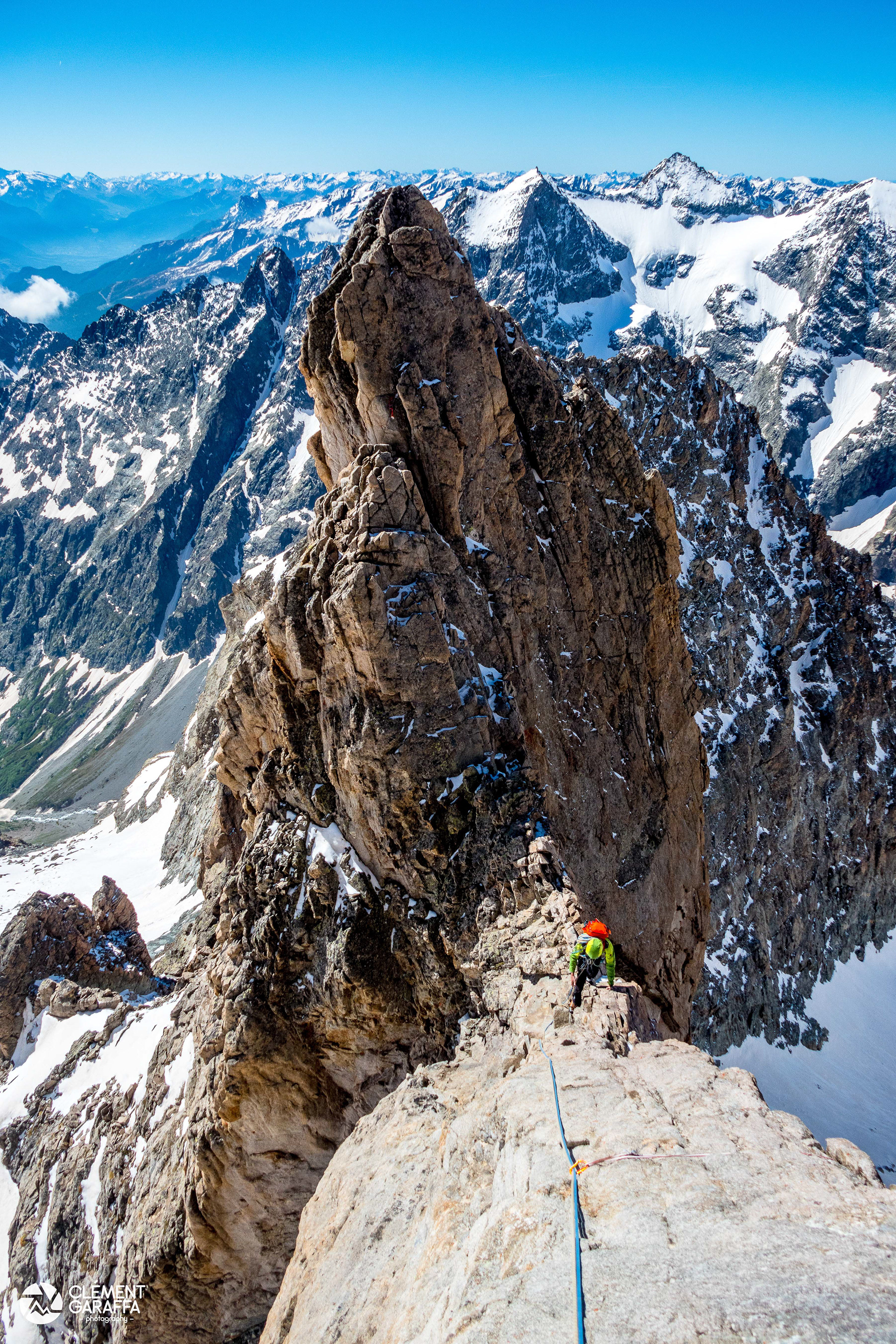 Arête Sud de Sialouze, Écrins, 2019