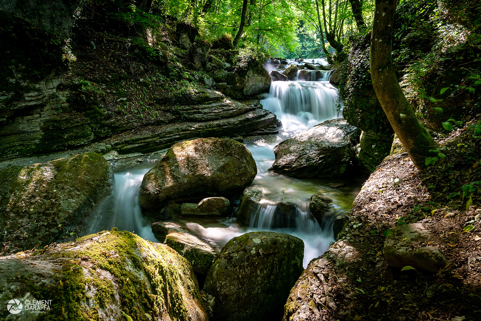 Eau vaporeuse, gorges du Furon, Vercors, 2020
