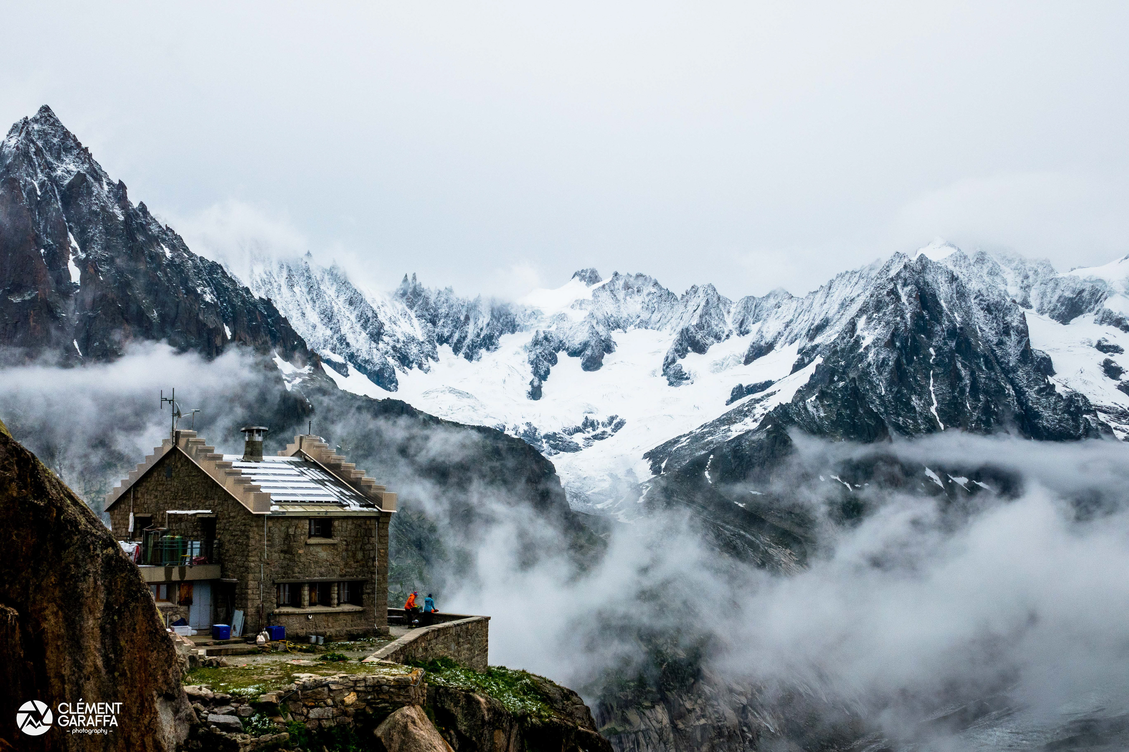 Refuge de l'envers des Aiguilles de Chamonix. Mont-Blanc, 2019