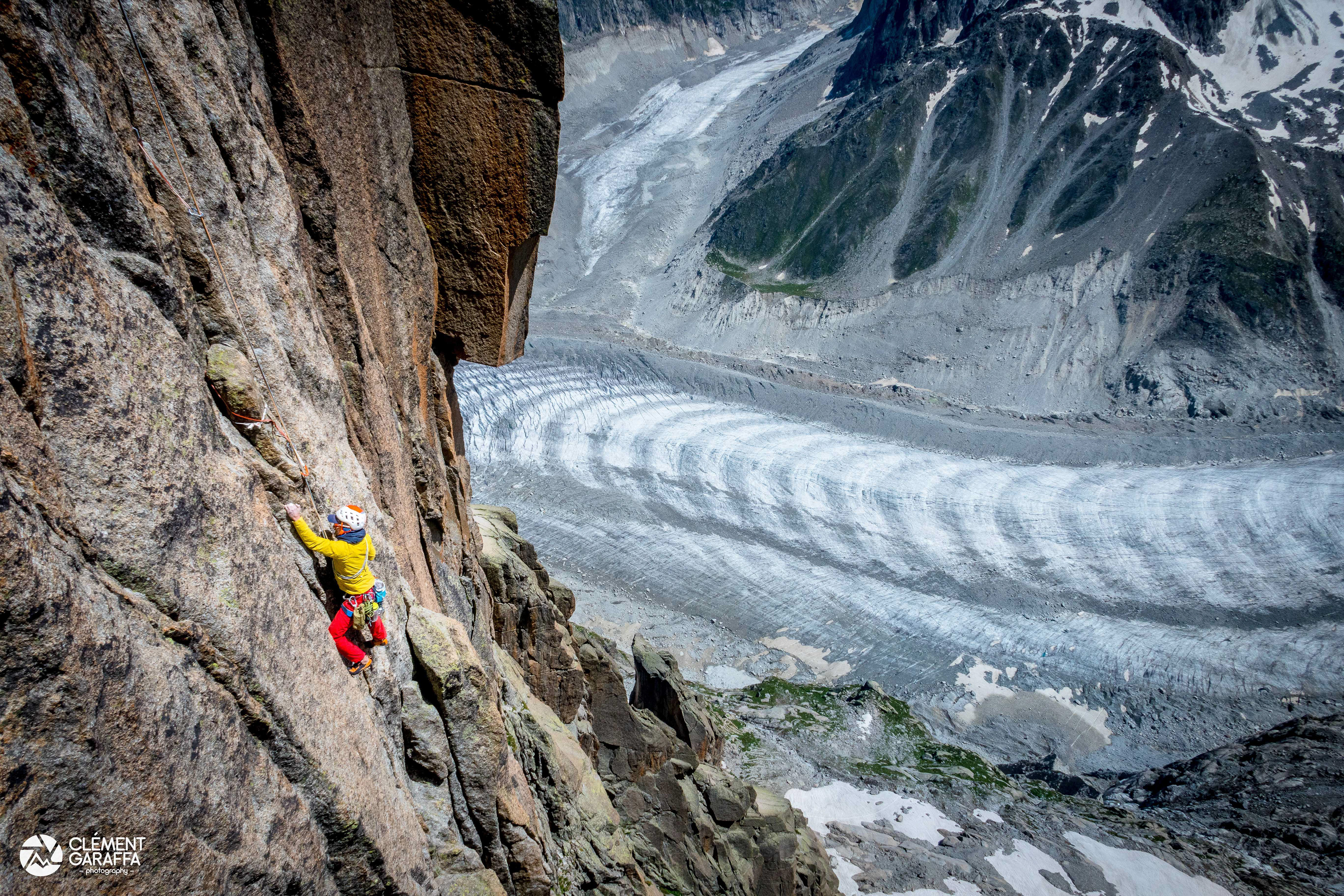 Envers des Aiguilles de Chamonix. Mont-Blanc, 2019