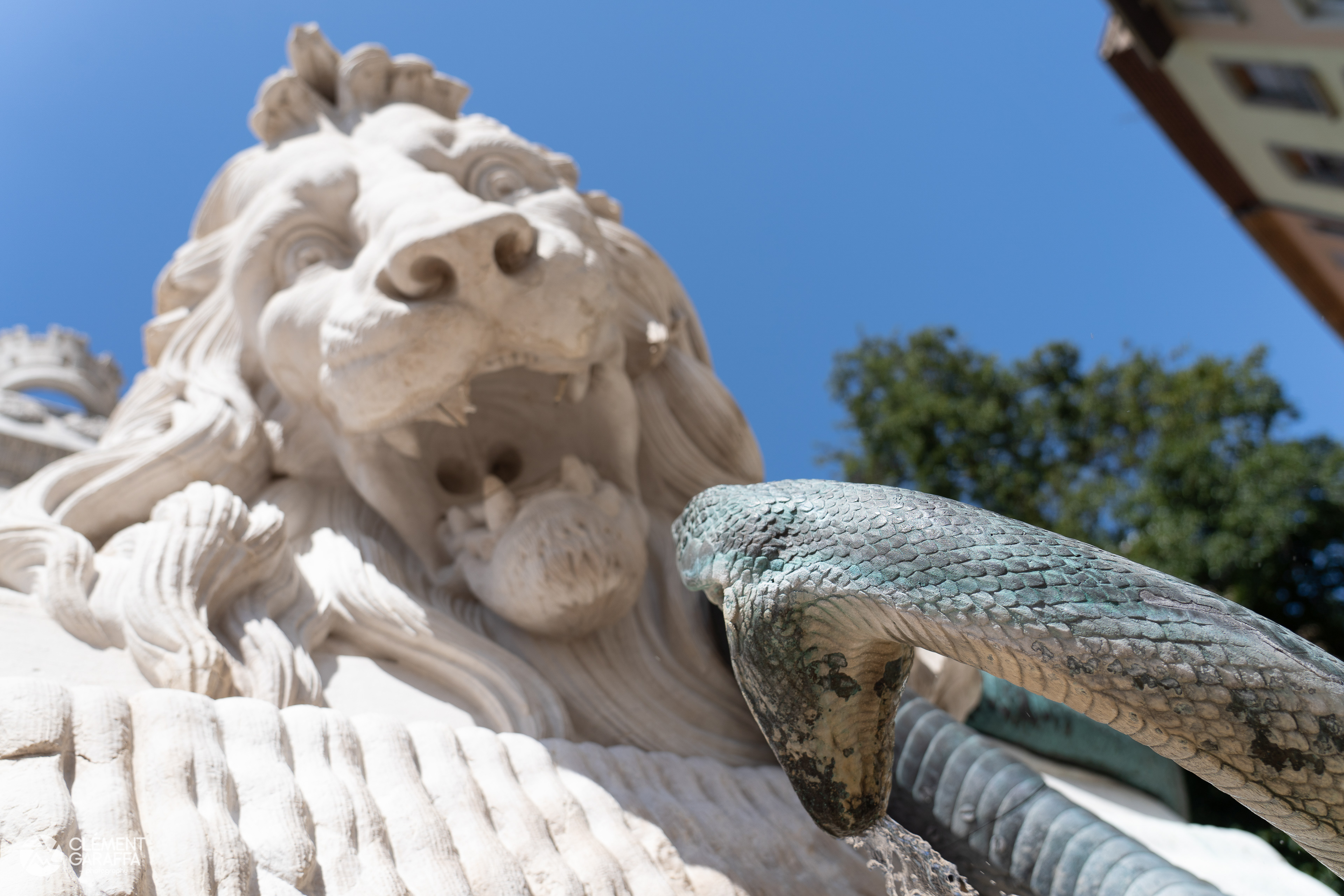 Fontaine du Lion et du Serpent (Victor Sappey, 1843). Grenoble, 2019
