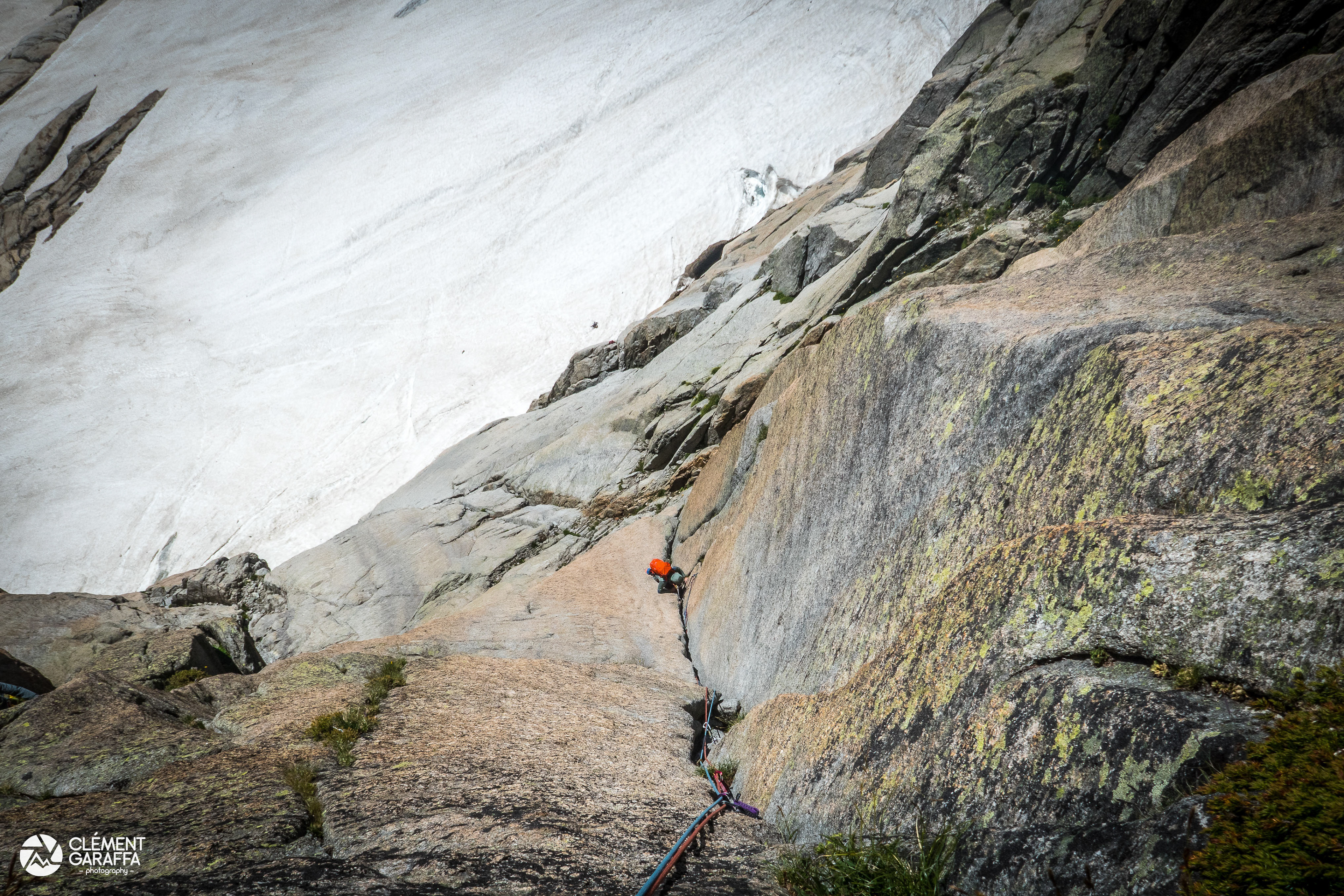 Envers des Aiguilles de Chamonix. Mont-Blanc, 2019