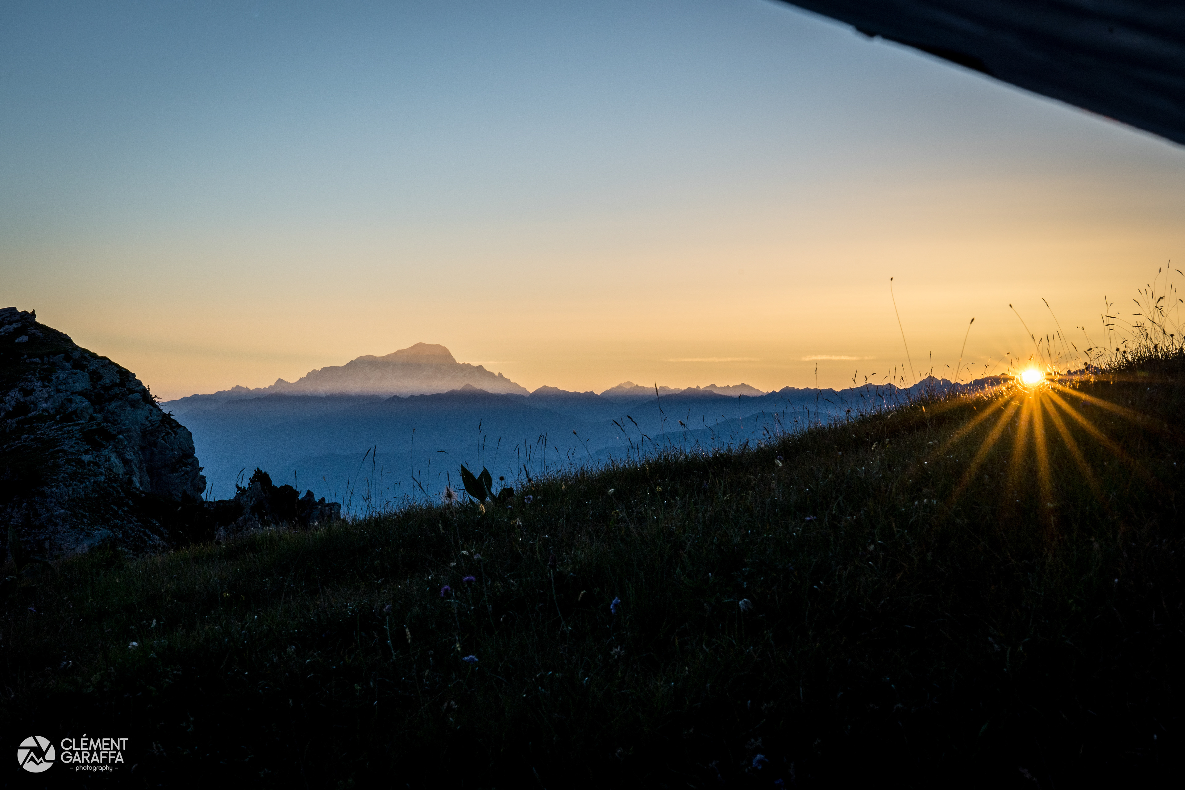 Mont-Blanc depuis la Dent de Crolles, Chartreuse, 2020