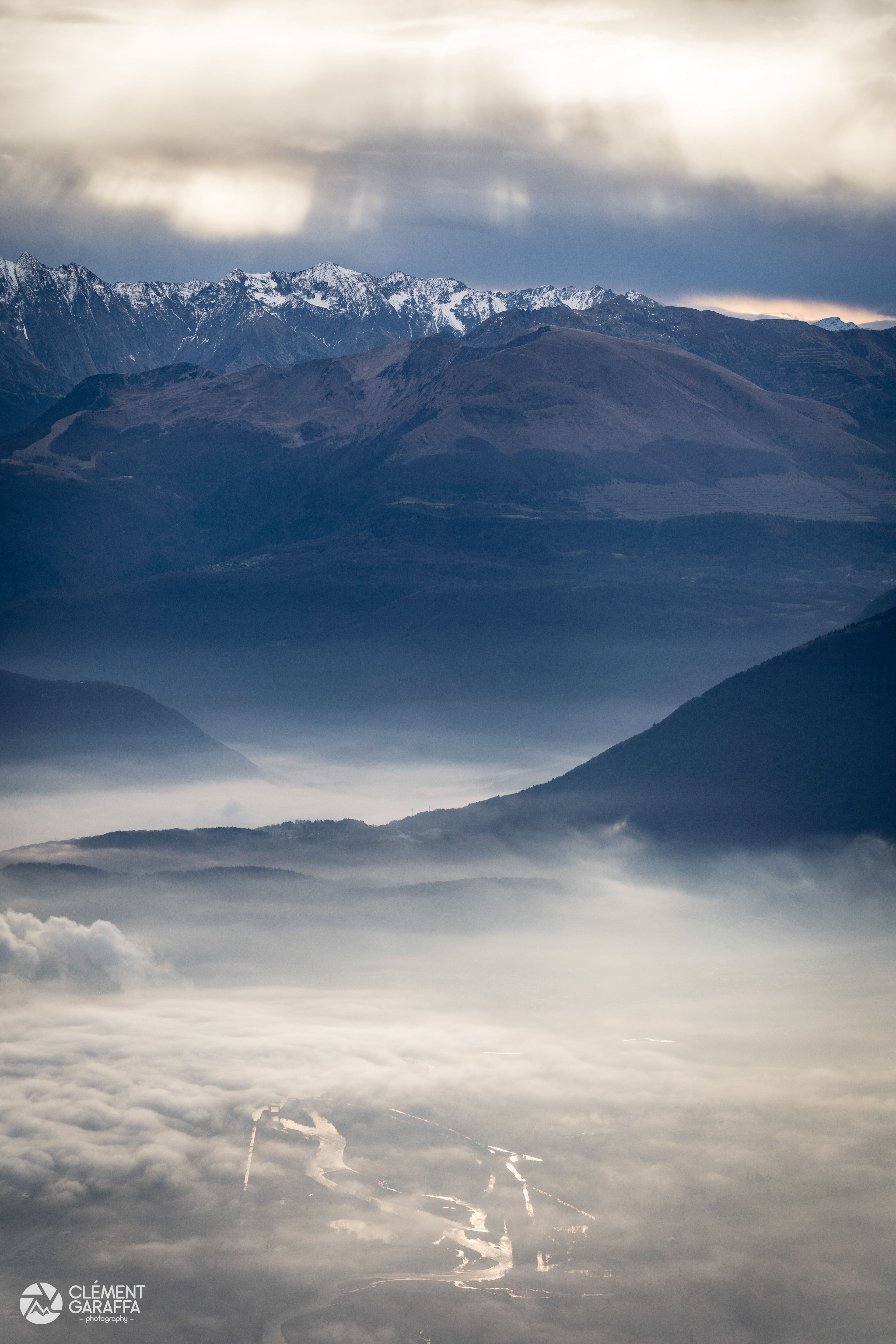 Jeux de nuages depuis le Moucherotte, Vercors, 2020