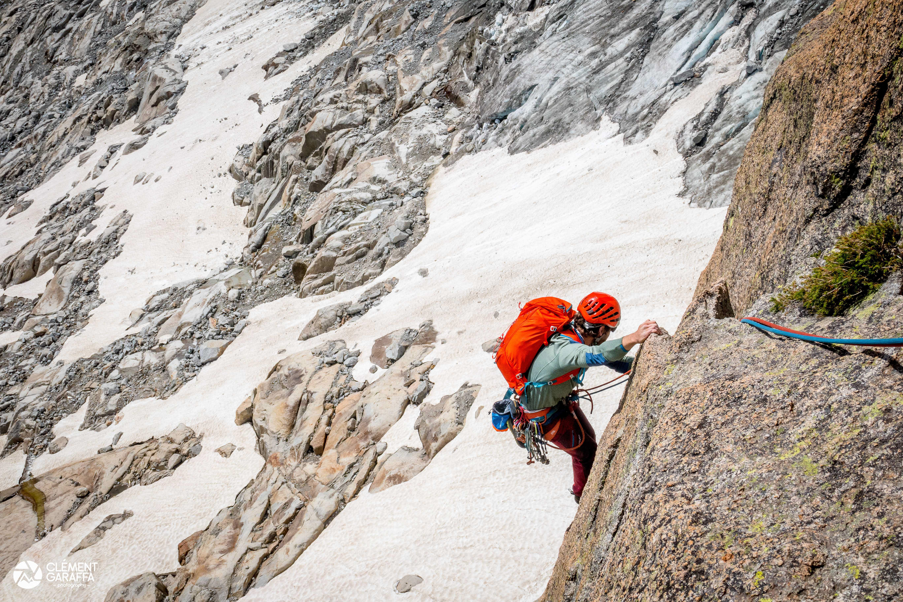 Envers des Aiguilles de Chamonix. Mont-Blanc, 2019