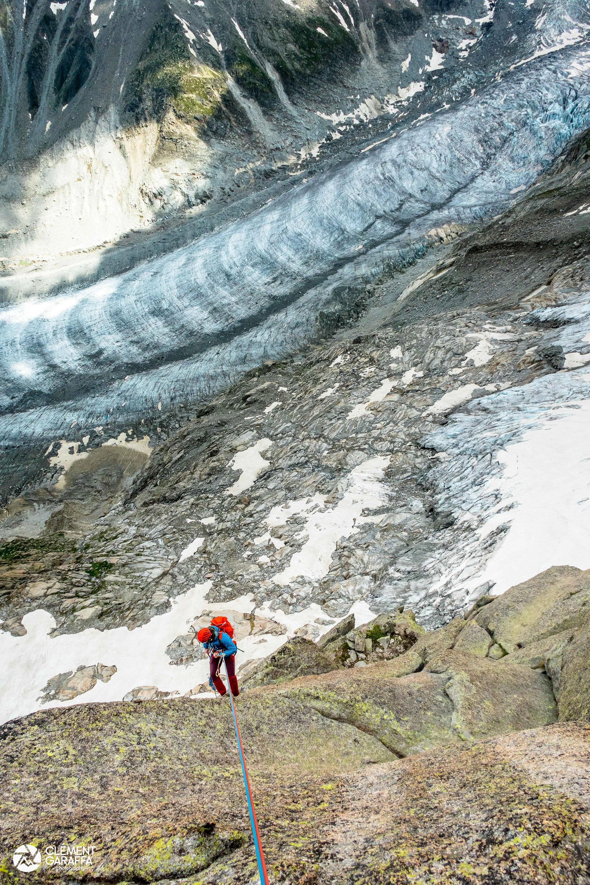 Envers des Aiguilles de Chamonix. Mont-Blanc, 2019