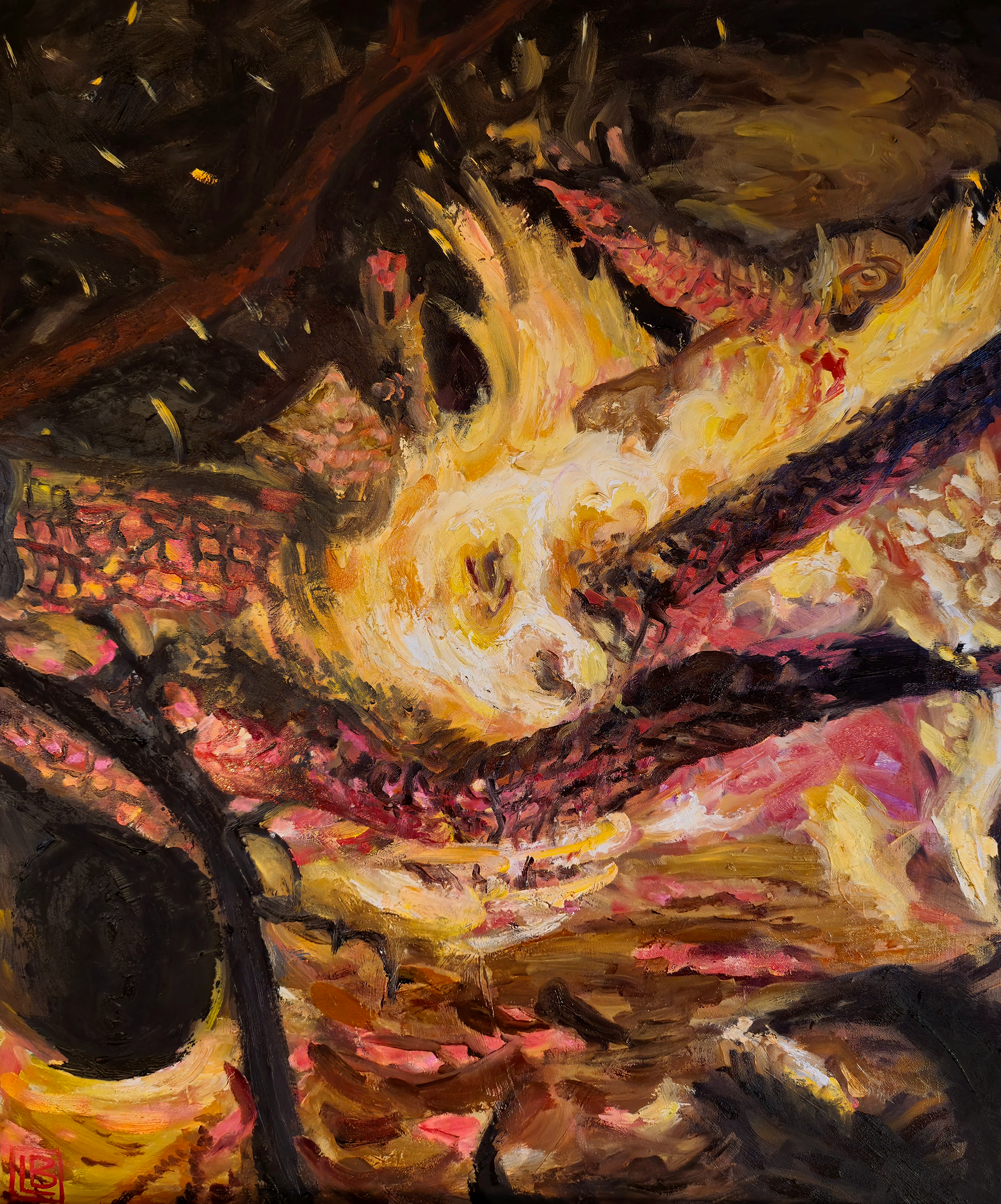 The Juniper Tree, 16"x20", Oil on Panel, November 2024