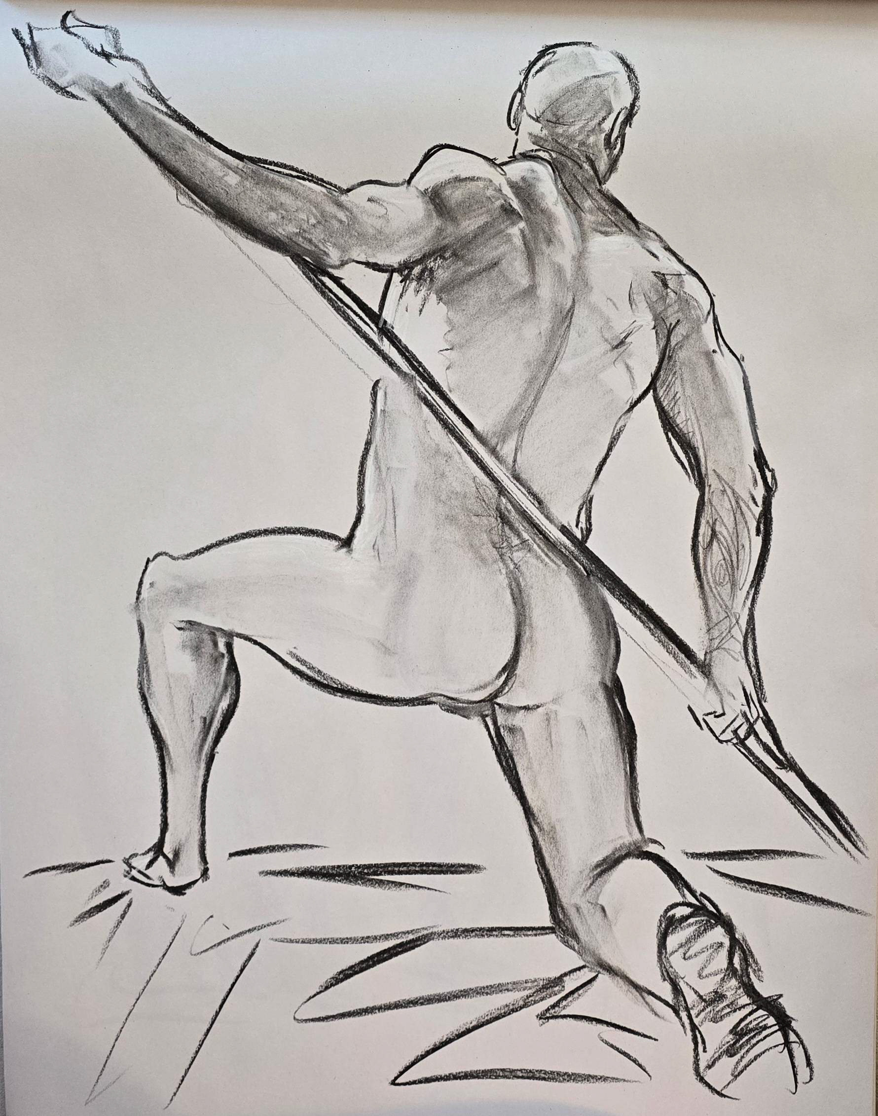 2025 Charcoal, 18"x24", 2025