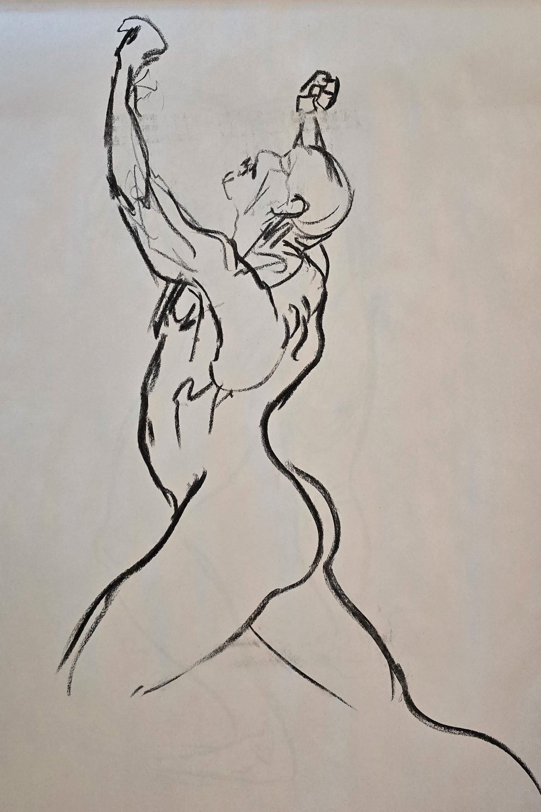  Charcoal, 18"x24", 2025