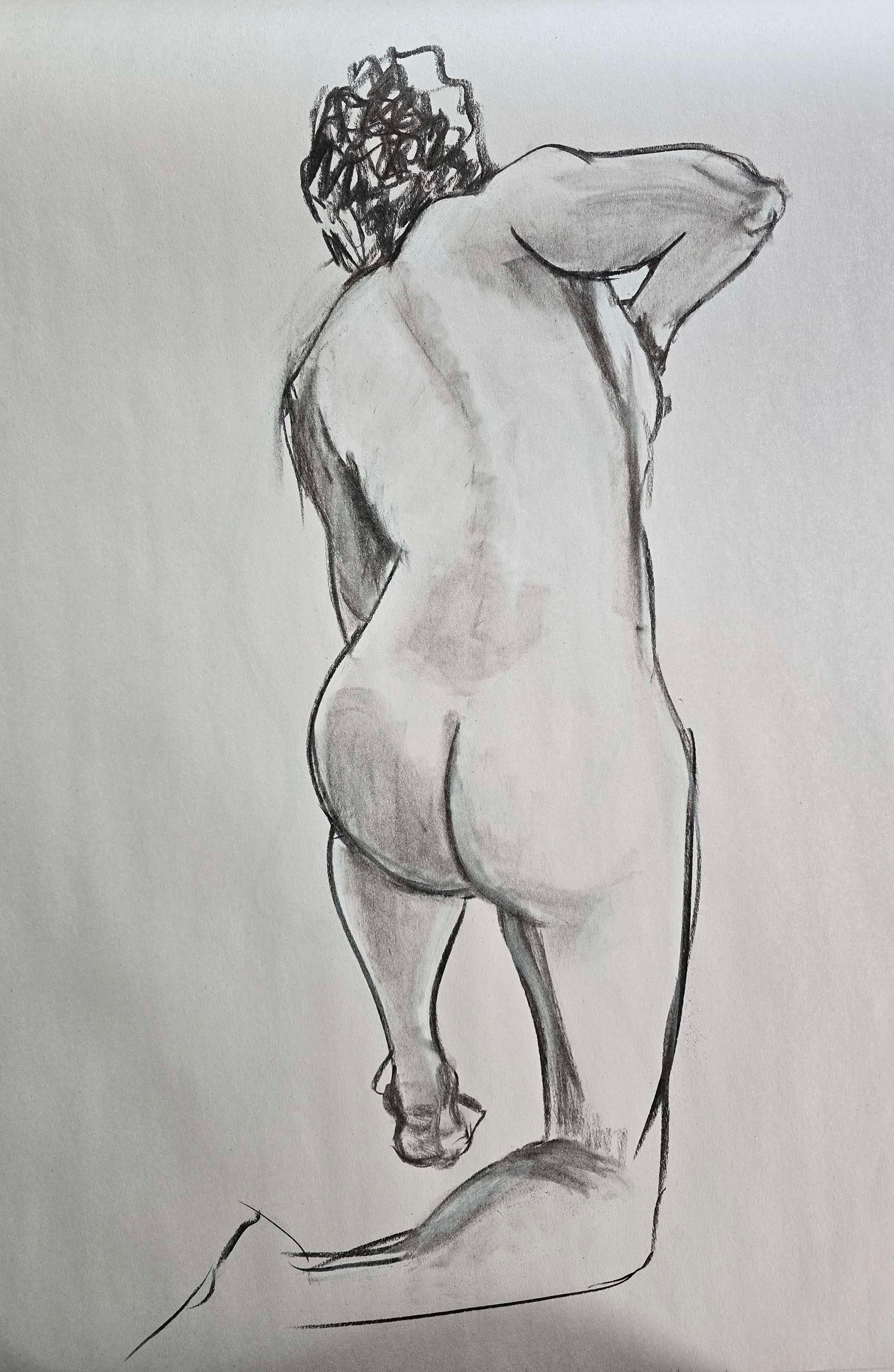  Charcoal, 18"x24", 2025