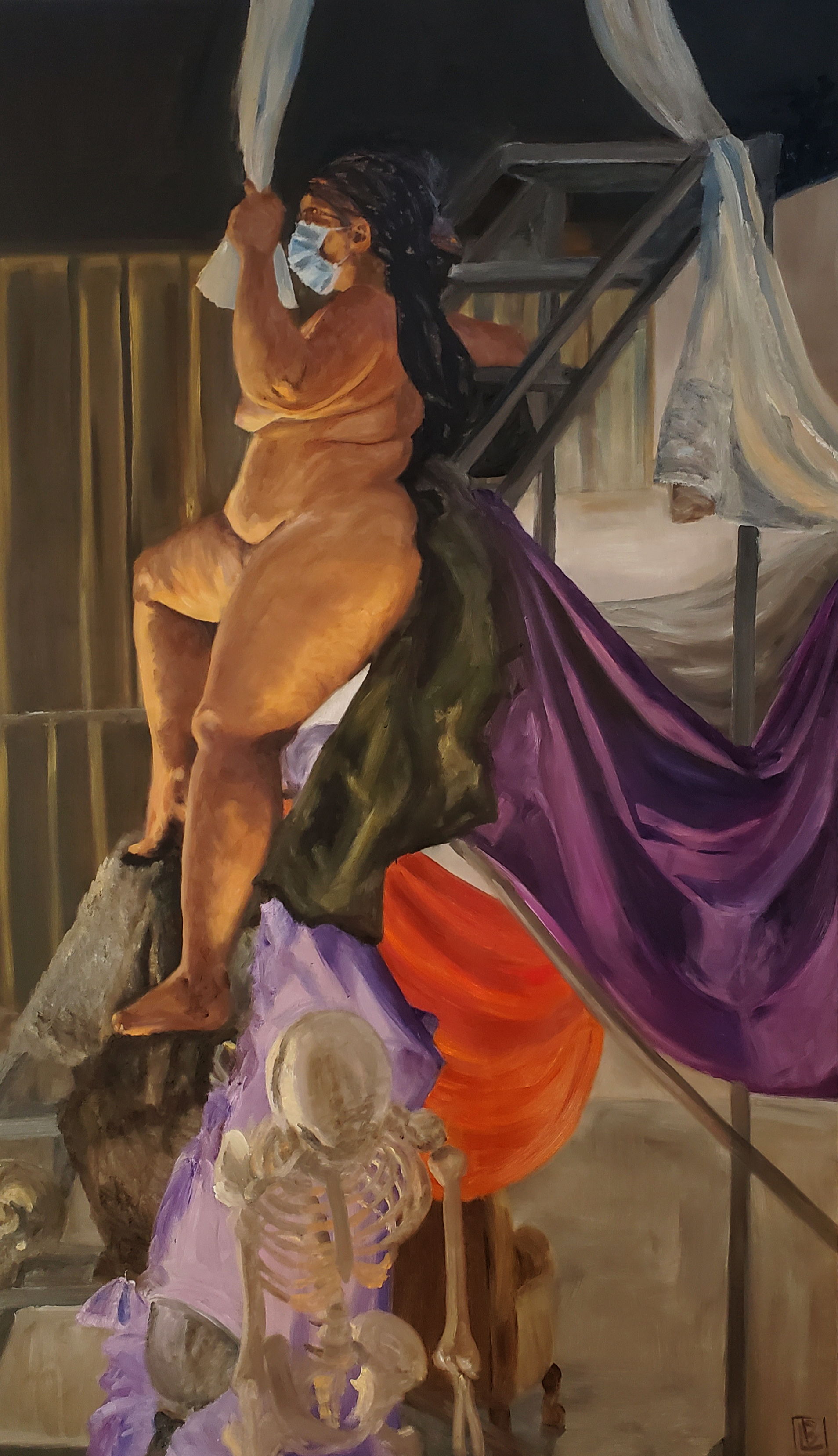 Elevated Study, 4ftx3ft, Oil on Panel, 2021