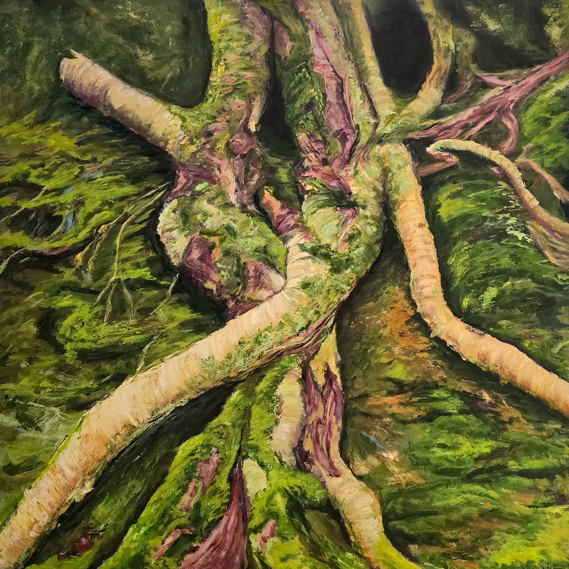 The Dance, 3ftx3ft, Oil on Panel, Feb 2026