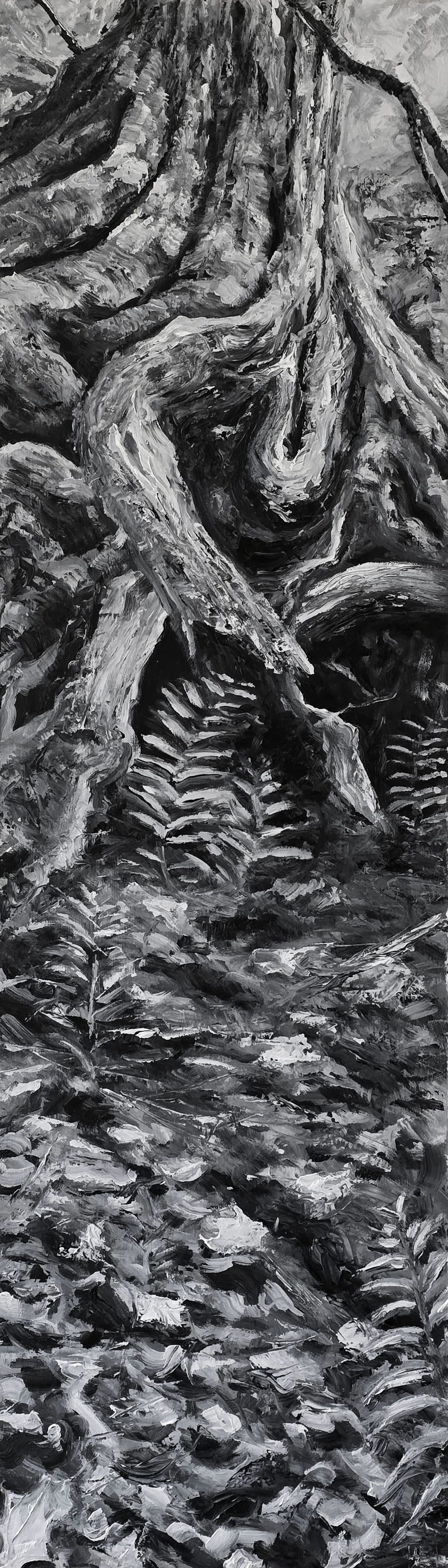 Force, 9.5x36in, Oil on Panel, Feb 2026