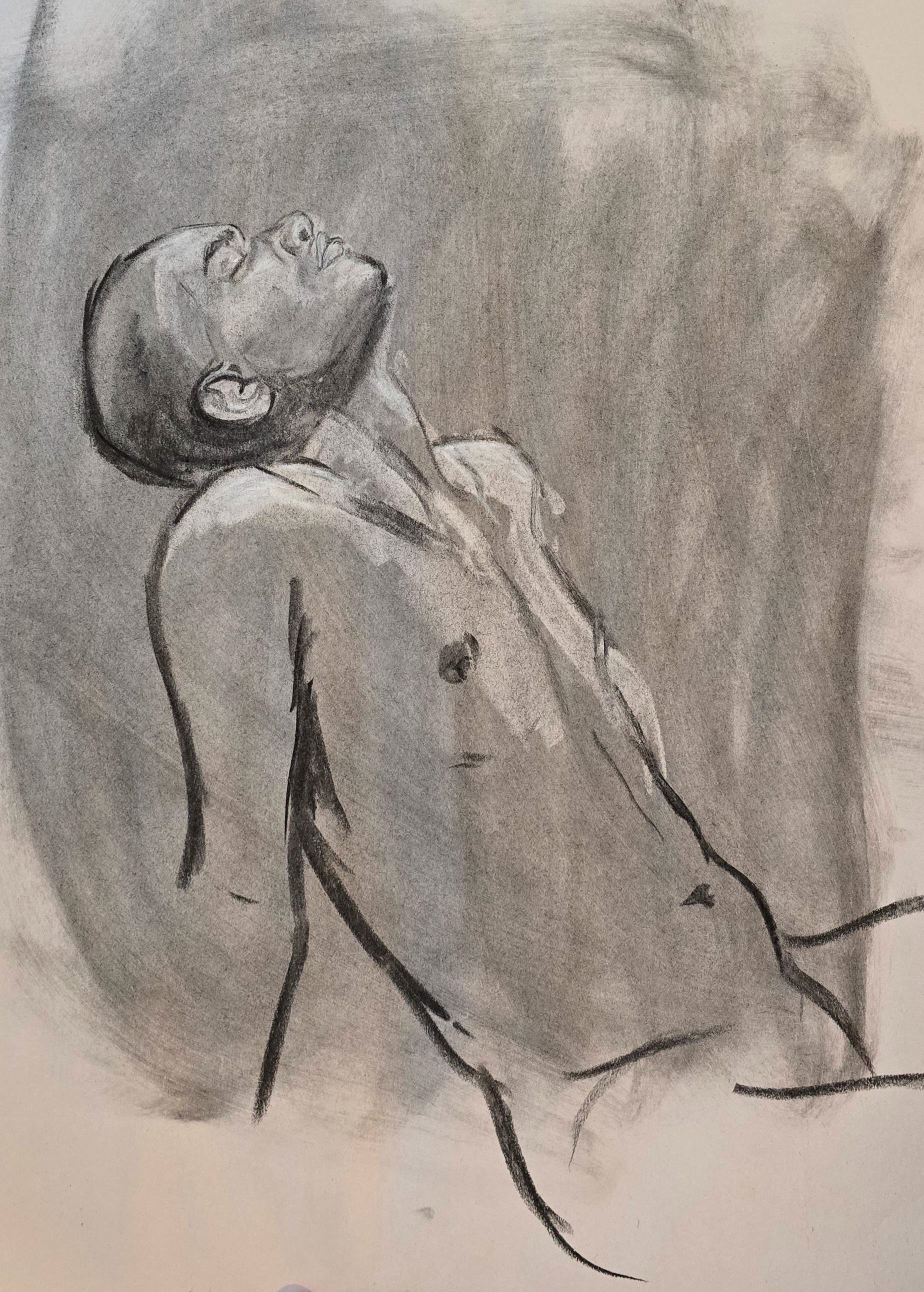  Charcoal, 18"x24", 2025