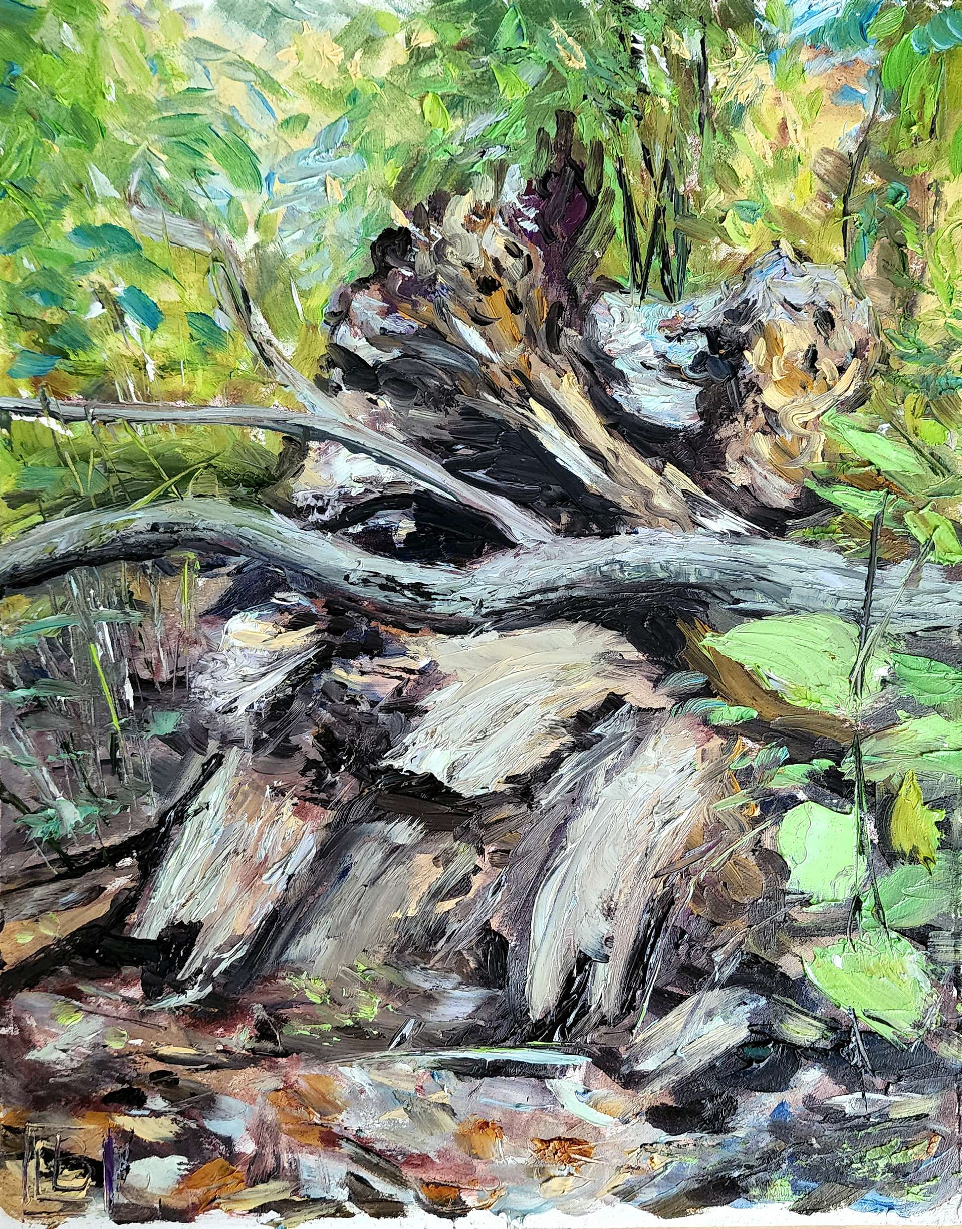 In the Jaws of the Beast, 8"x10", Oil on Panel, November 2023